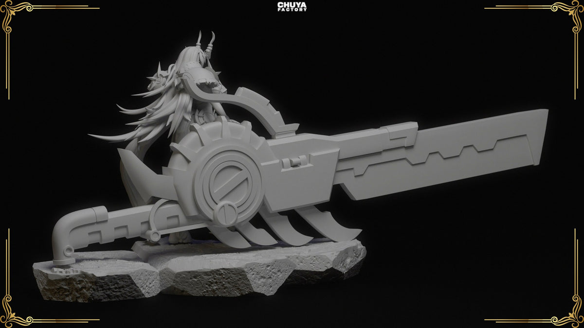 Barghest resin figure