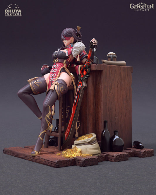 Beidou resin figure