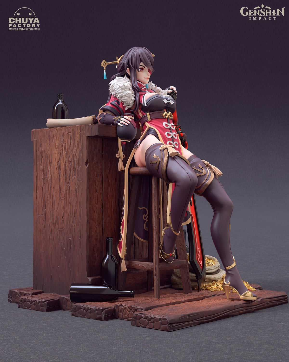 Beidou resin figure
