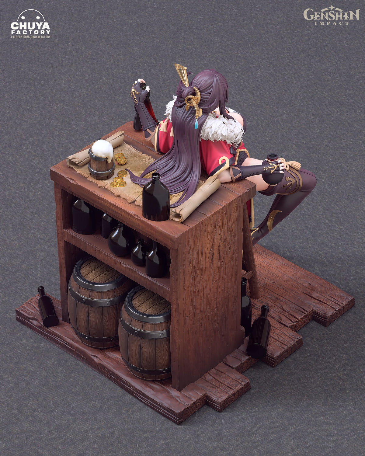 Beidou resin figure