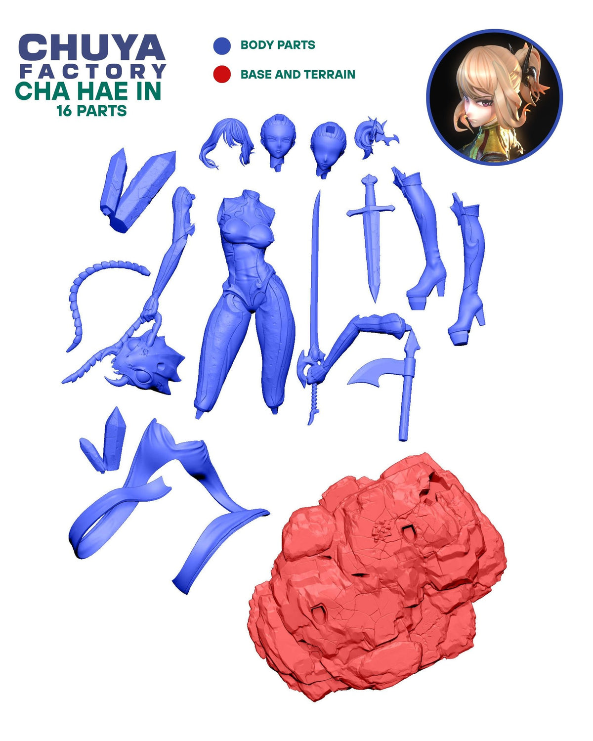 Cha Hae-in resin figure