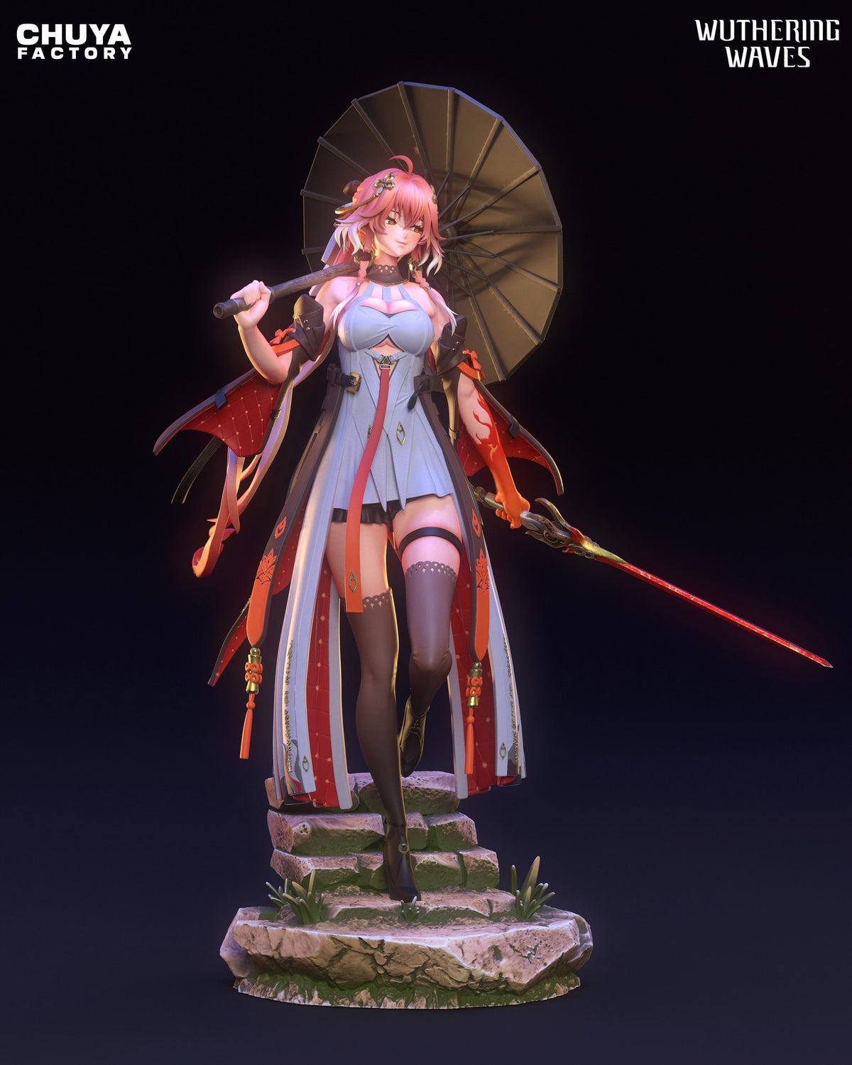 Chang Li resin figure
