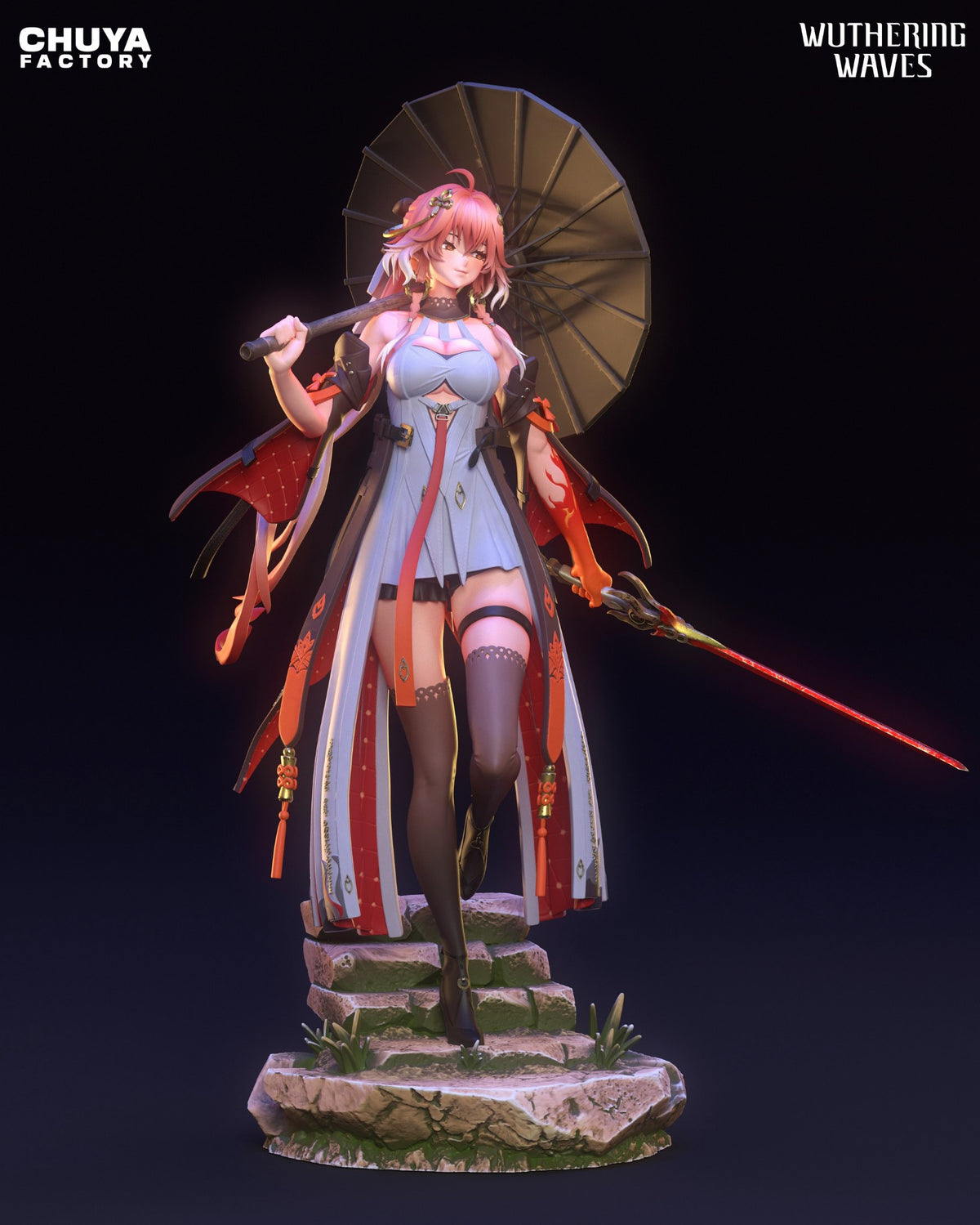 Chang Li resin figure