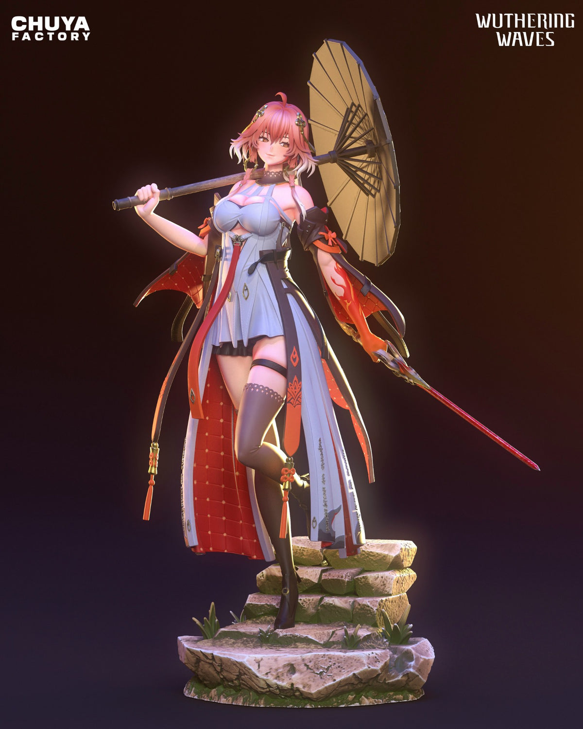 Chang Li resin figure