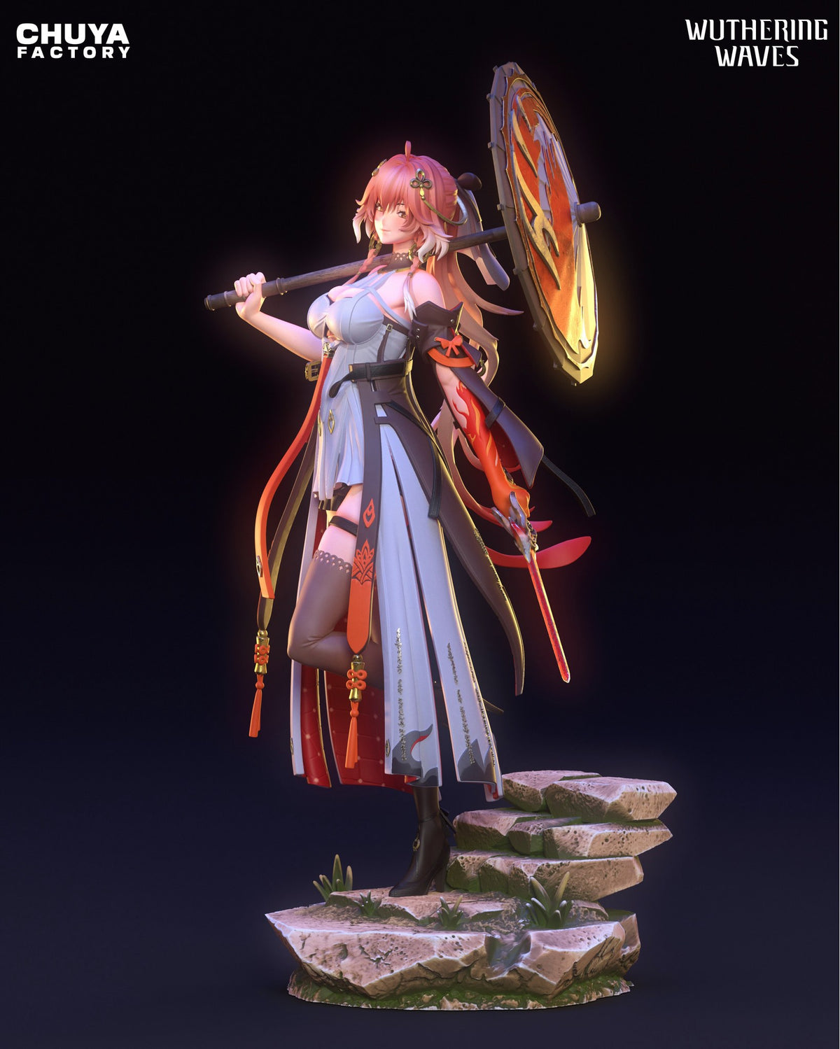 Chang Li resin figure