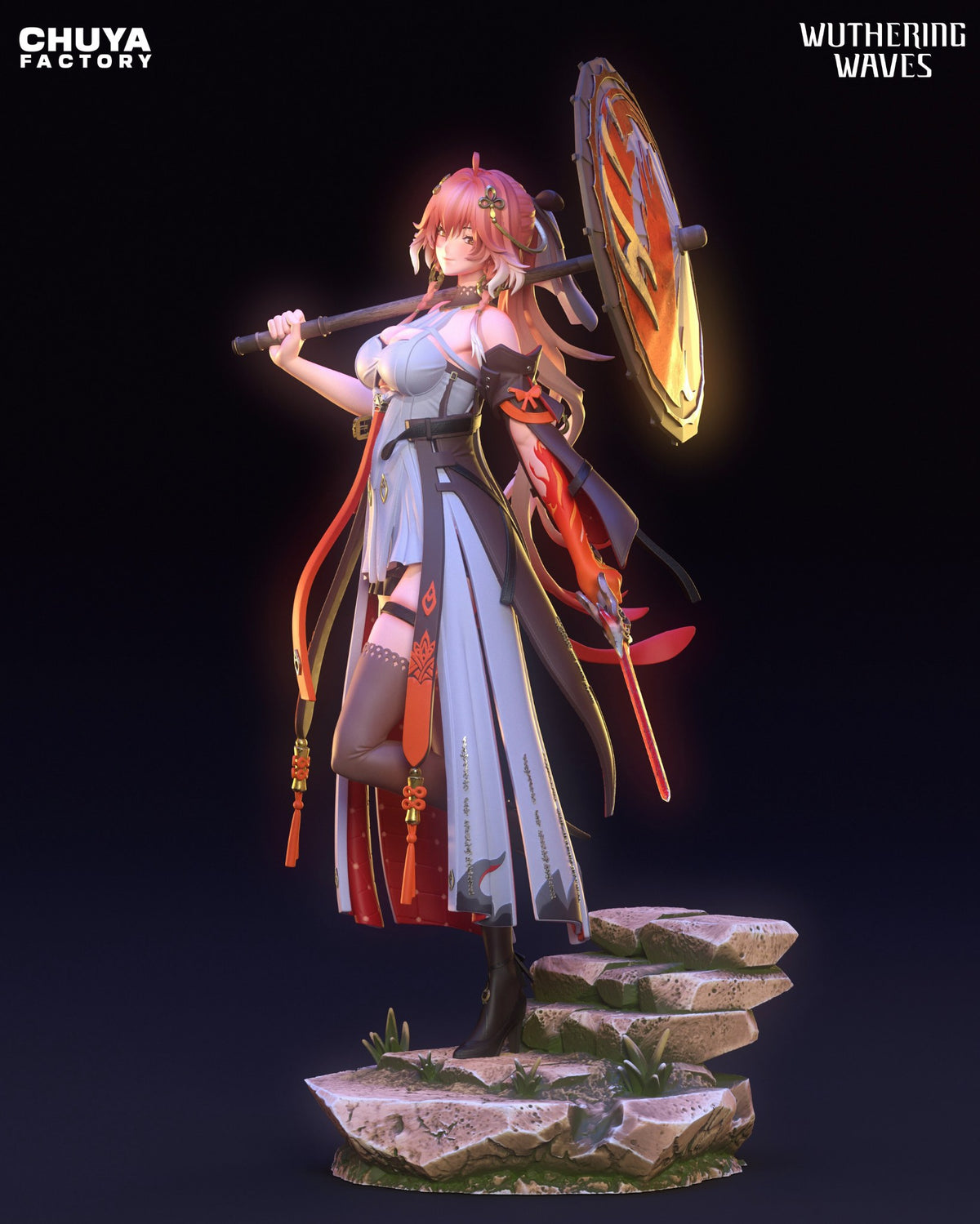 Chang Li resin figure