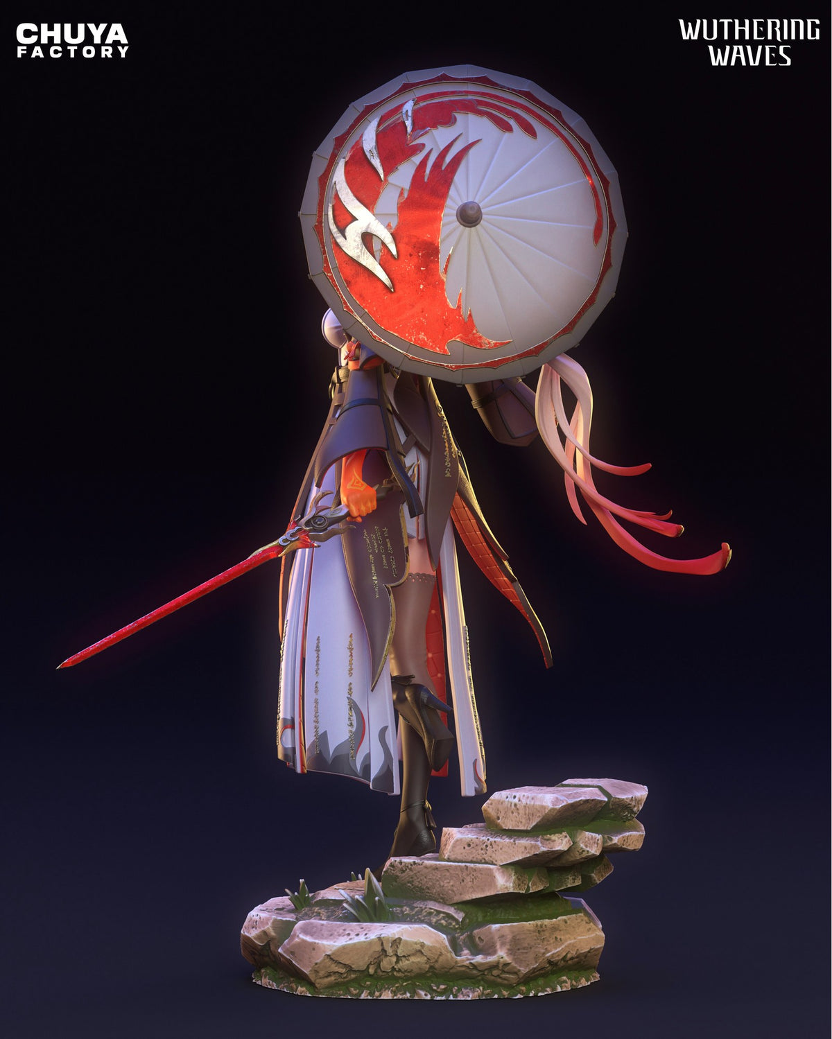 Chang Li resin figure