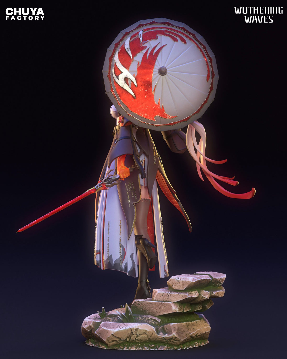 Chang Li resin figure