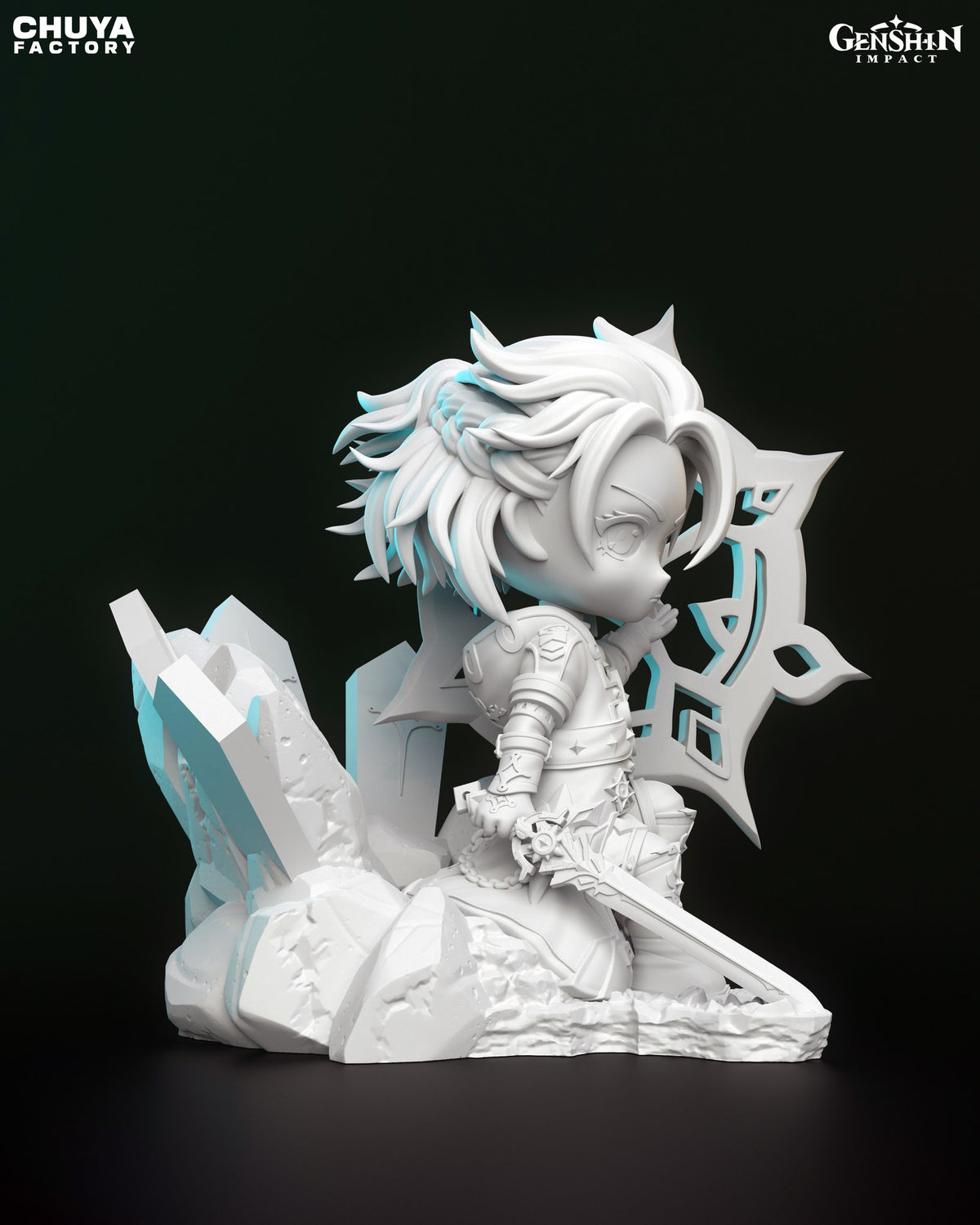 Chibi Albedo resin figure