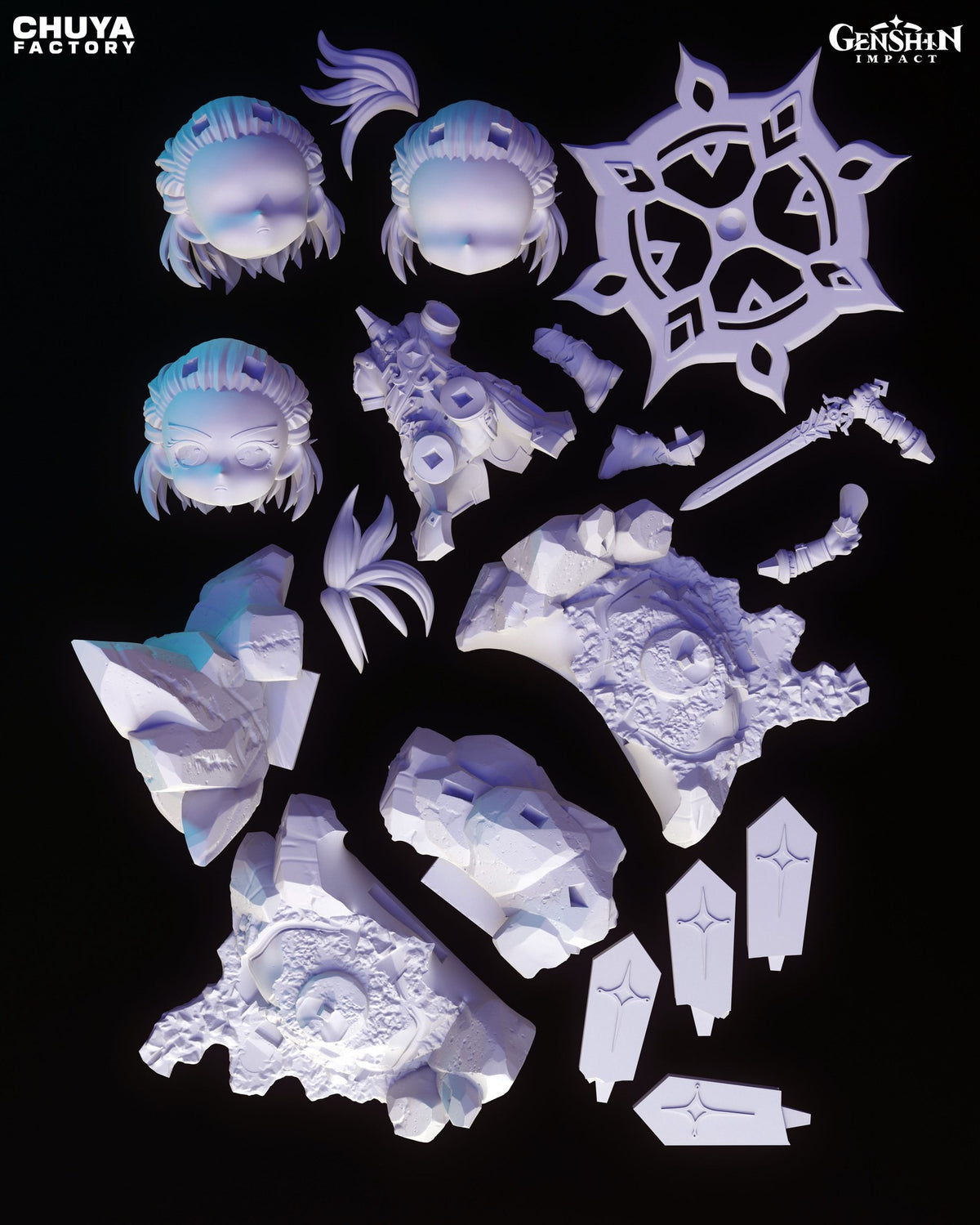 Chibi Albedo resin figure
