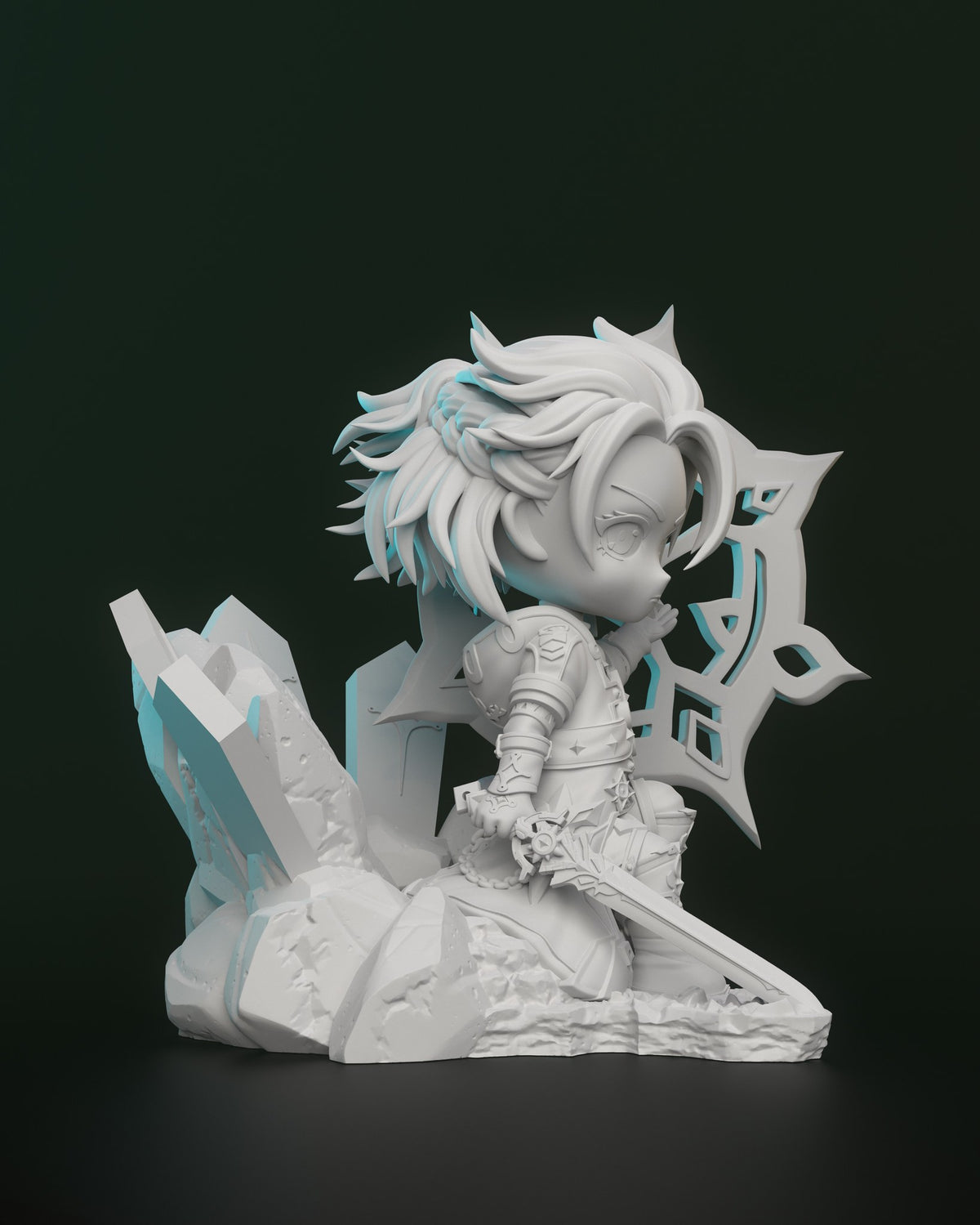 Chibi Albedo resin figure