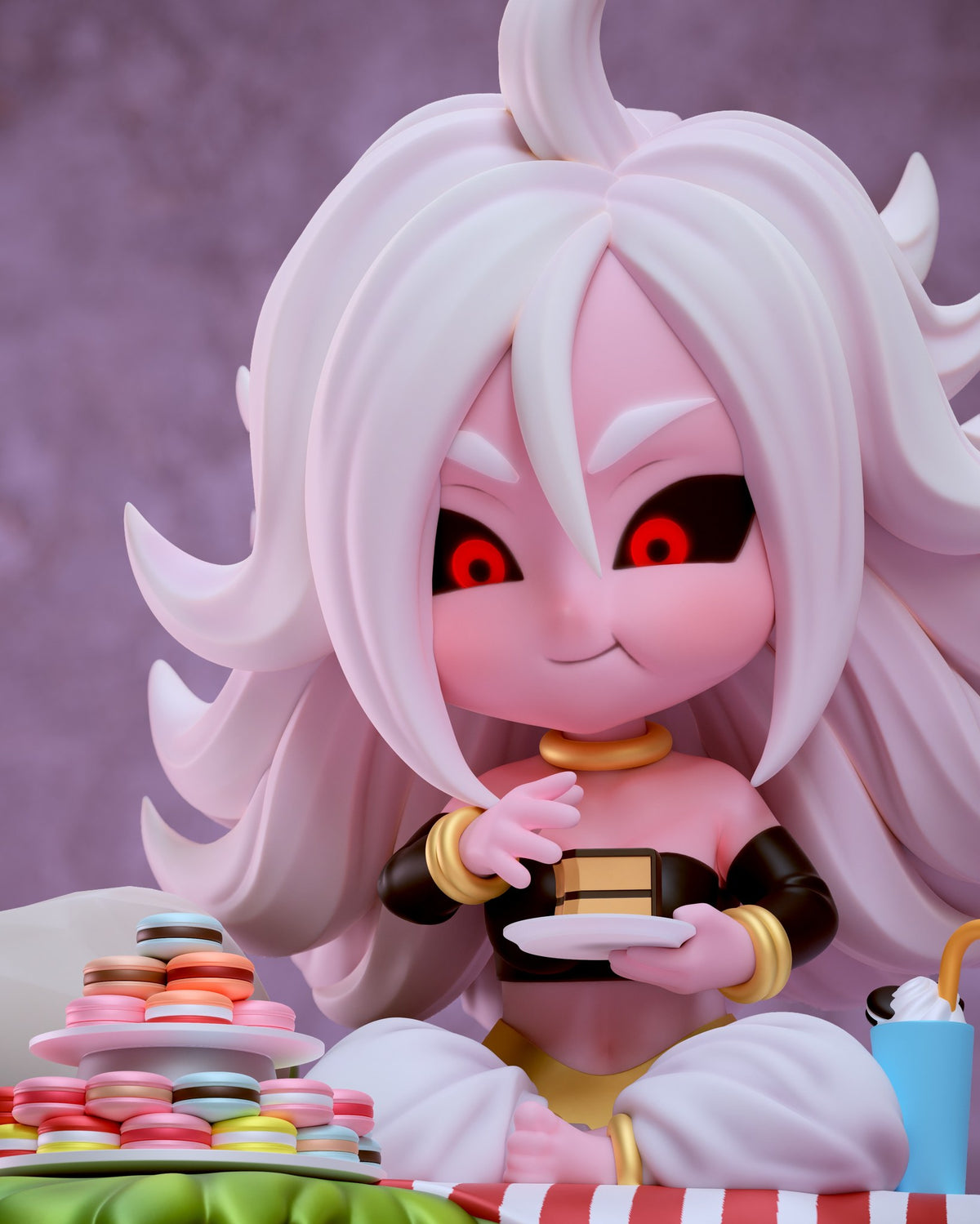 Chibi Android 21 resin figure