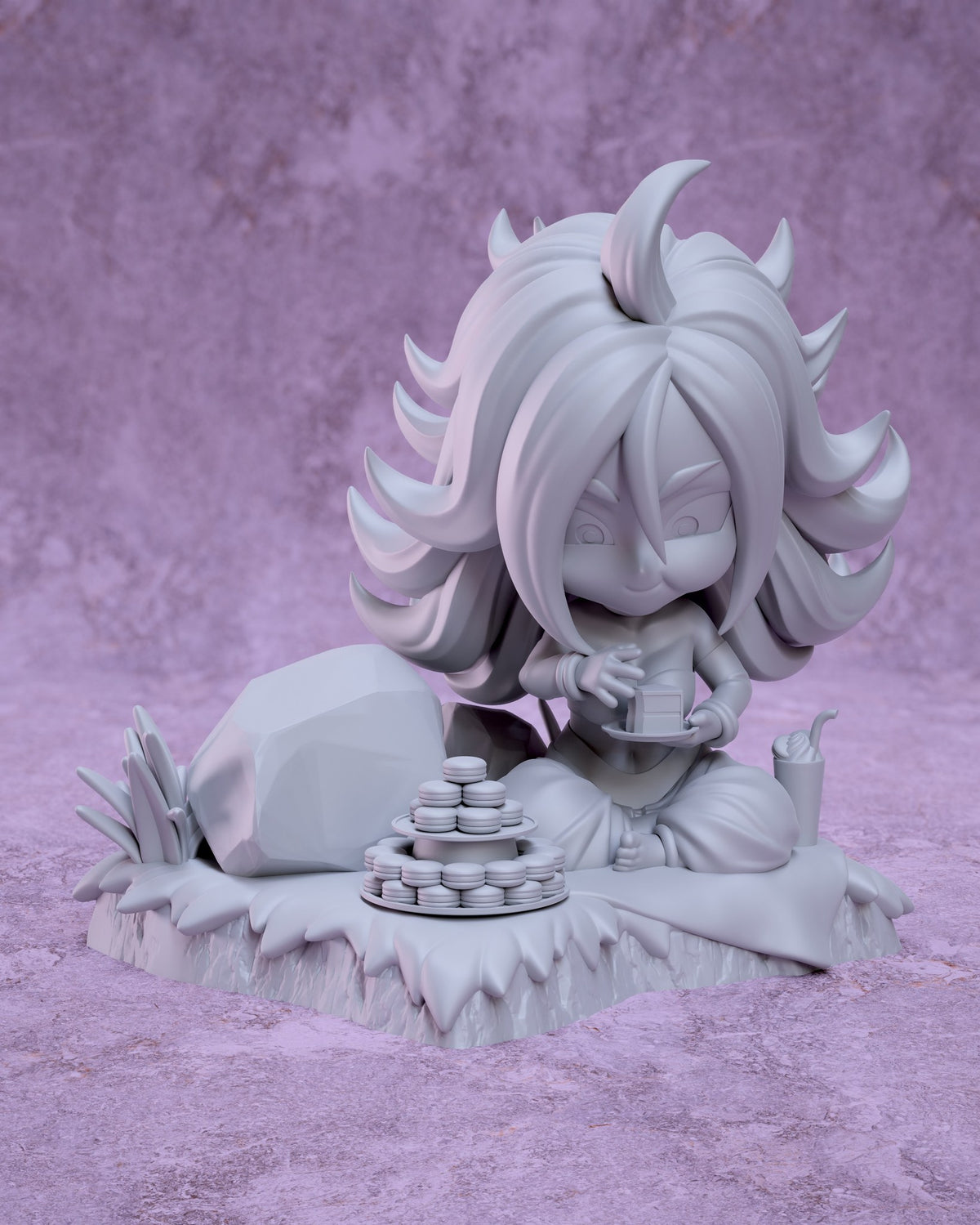 Chibi Android 21 resin figure
