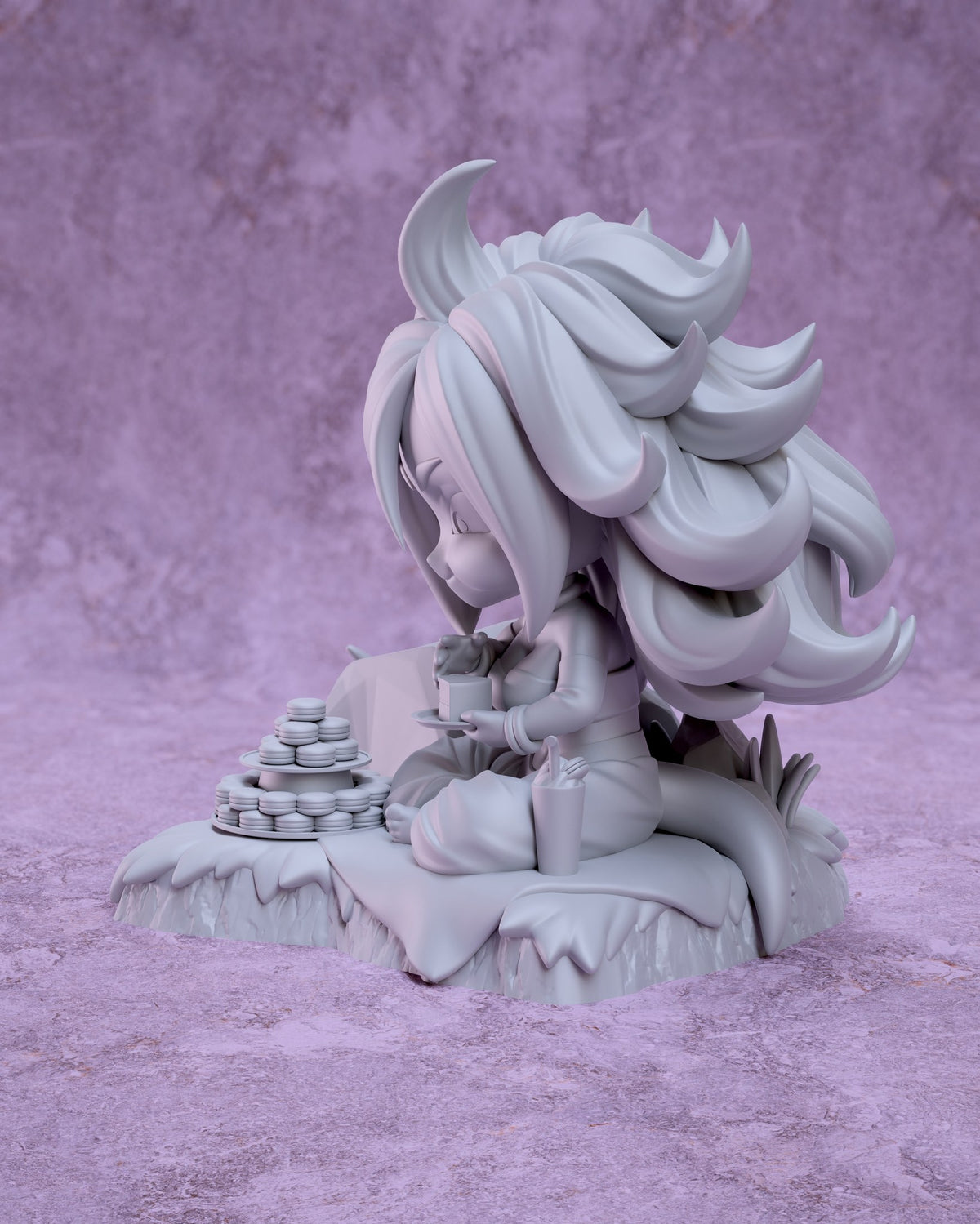 Chibi Android 21 resin figure