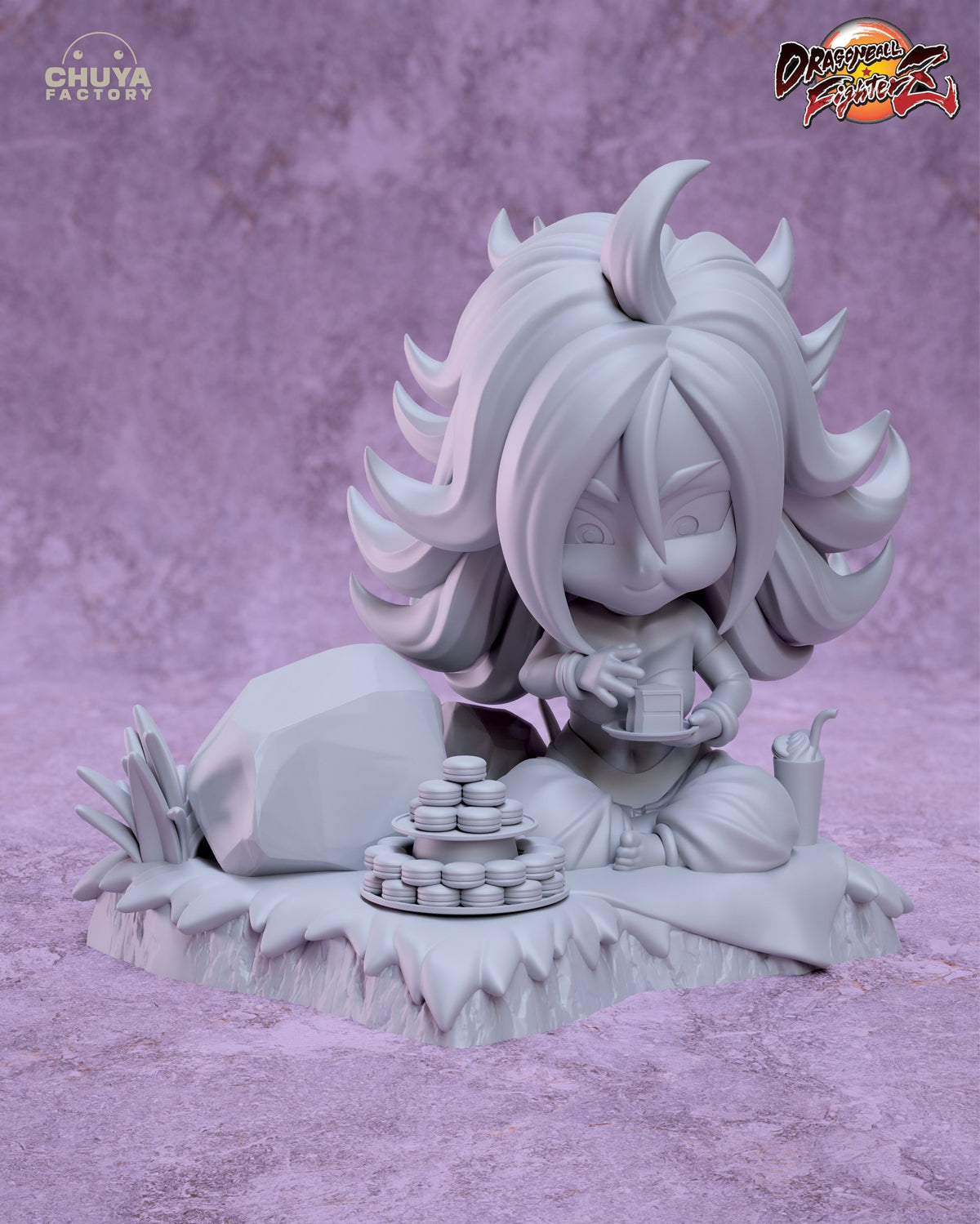 Chibi Android 21 resin figure