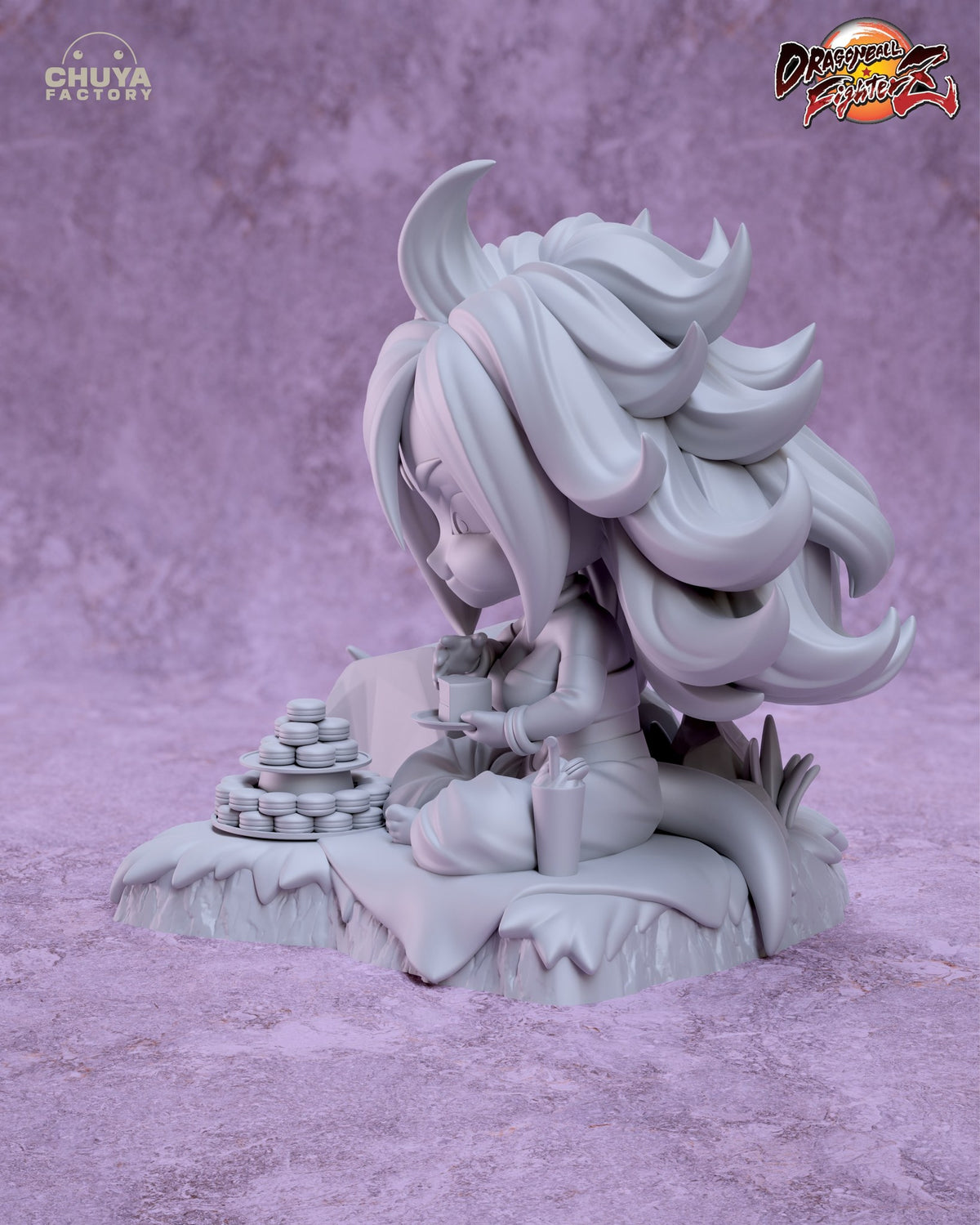 Chibi Android 21 resin figure