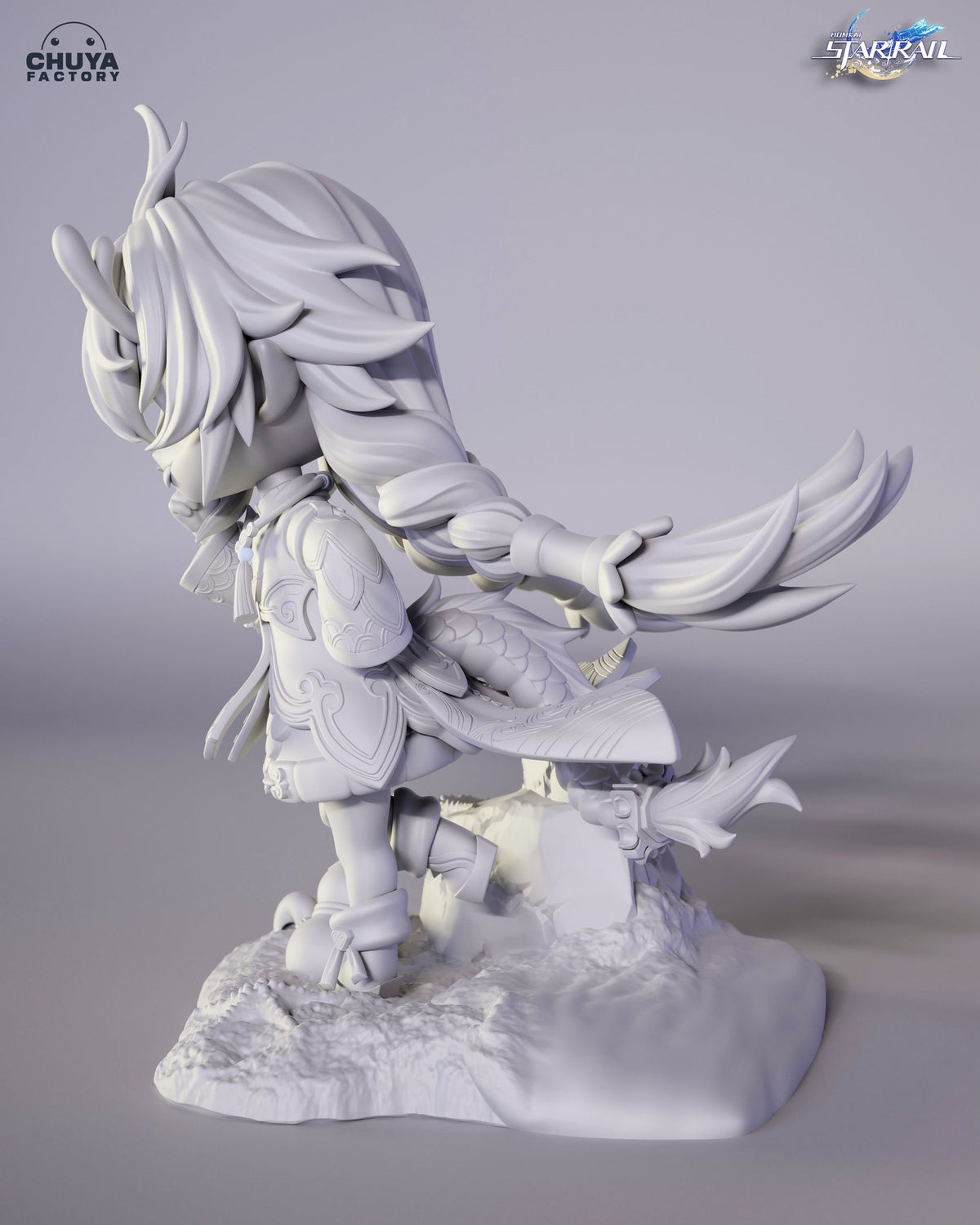 Chibi Bailu resin figure