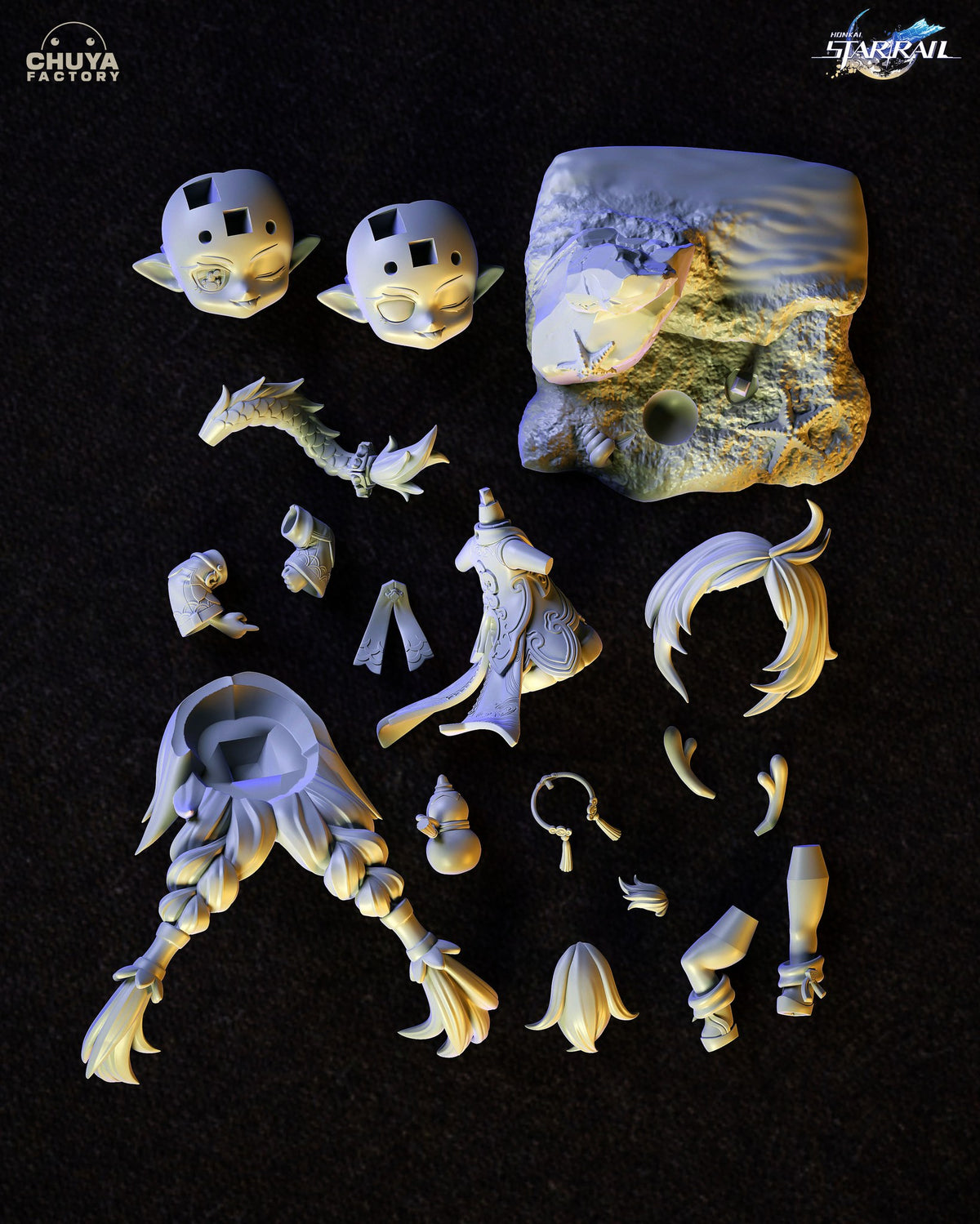 Chibi Bailu resin figure