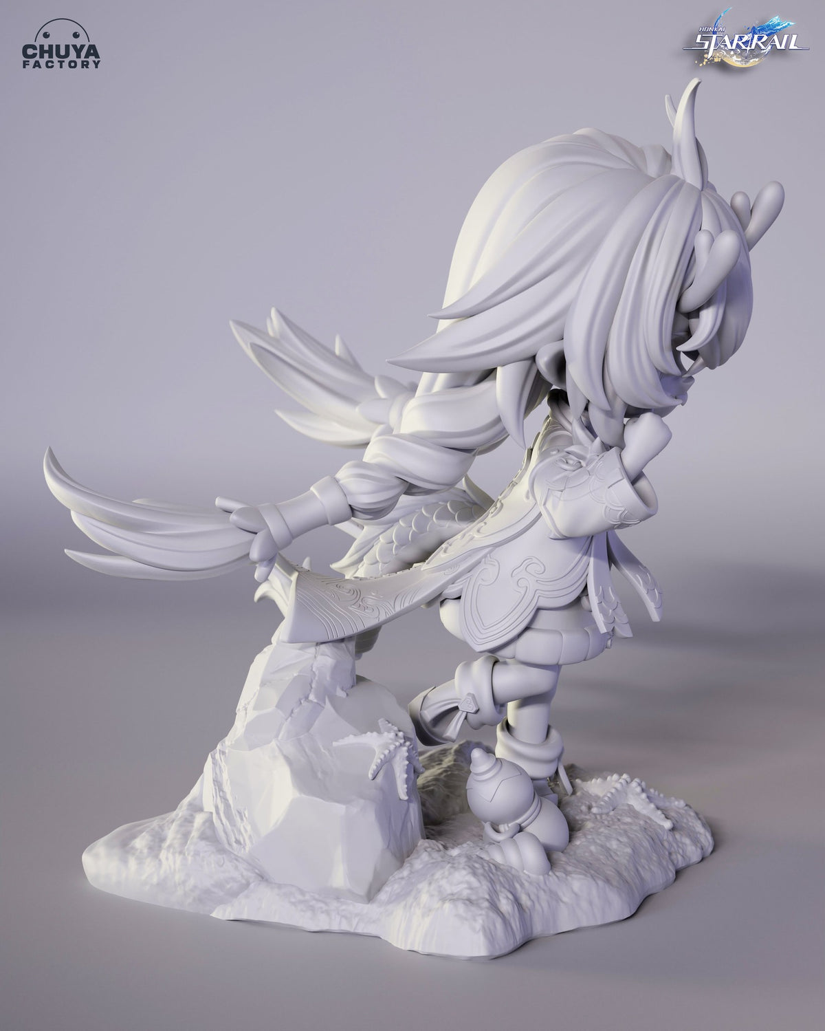 Chibi Bailu resin figure