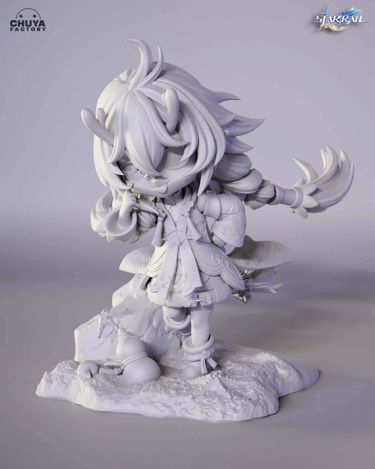 Chibi Bailu resin figure