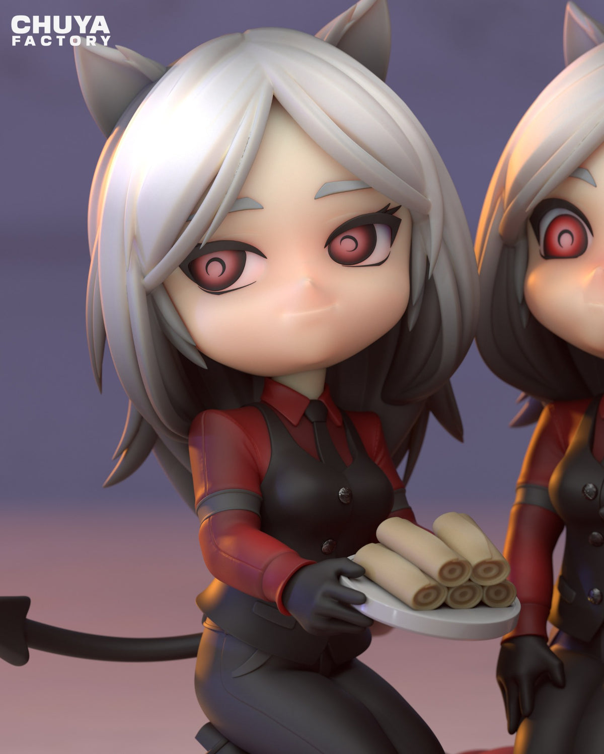 Chibi Cerberus resin figure