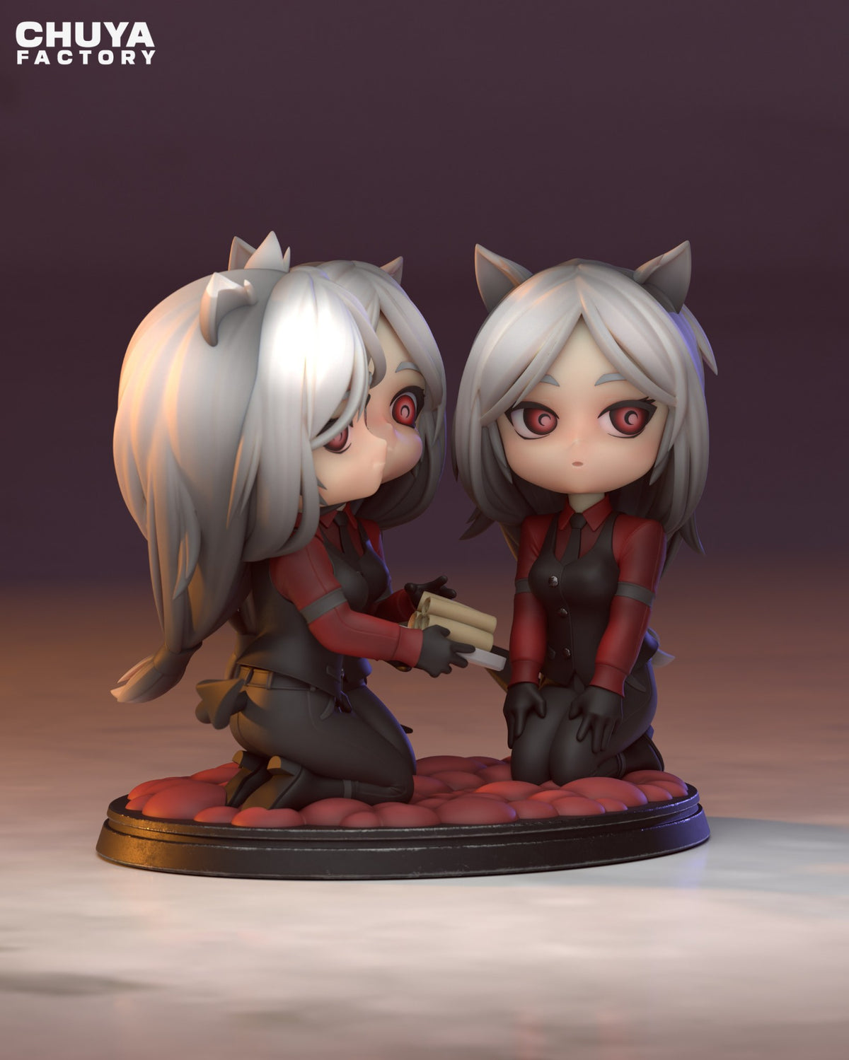 Chibi Cerberus resin figure