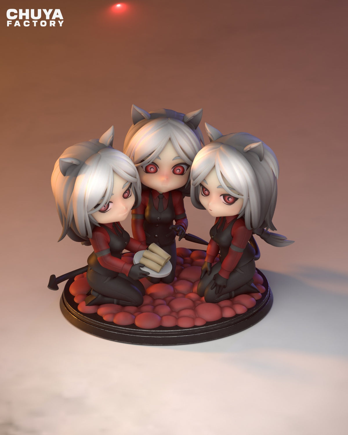 Chibi Cerberus resin figure