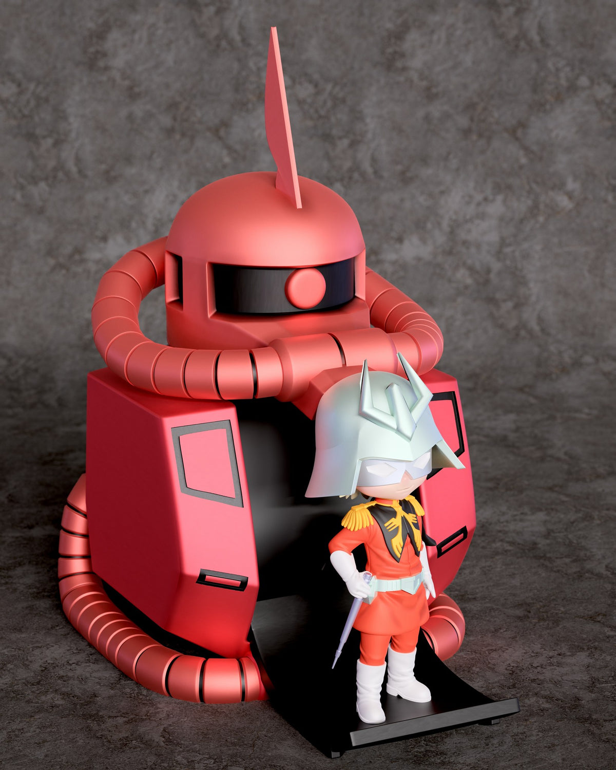 Chibi Char Aznable resin figure