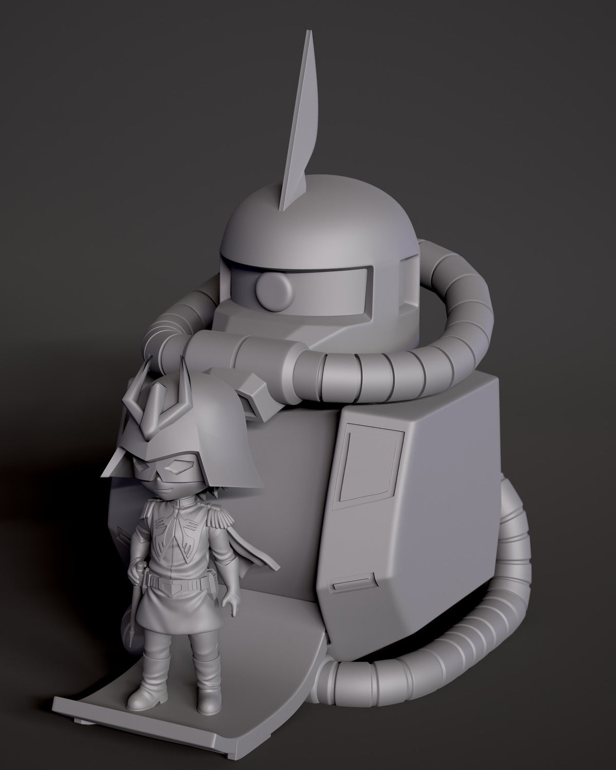 Chibi Char Aznable resin figure