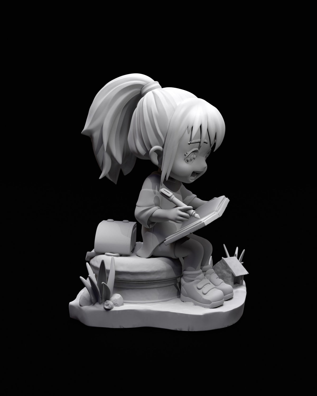 Chibi Chihiro resin figure