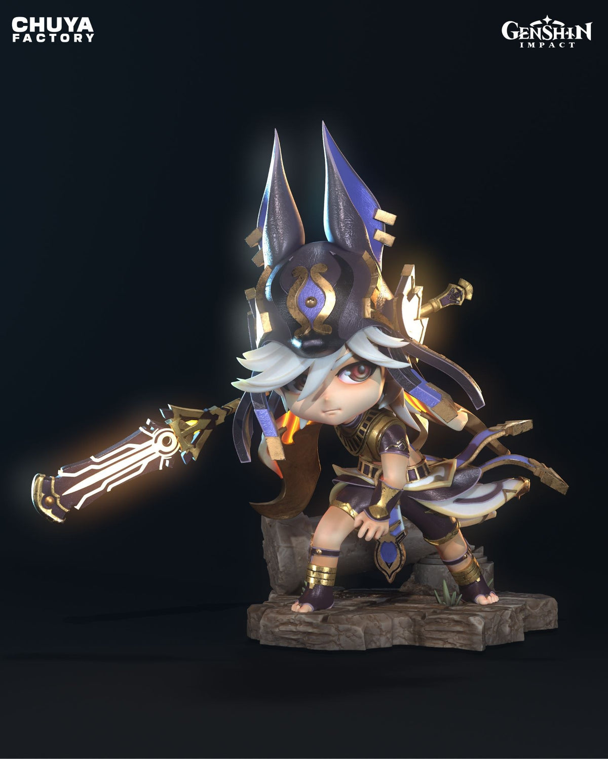 Chibi Cyno resin figure