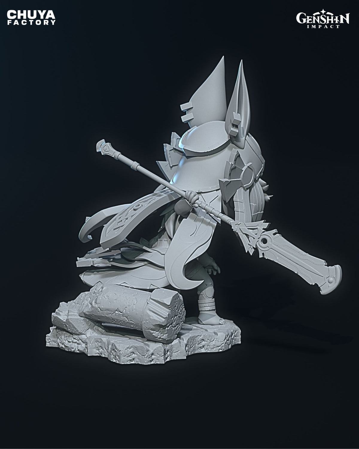 Chibi Cyno resin figure