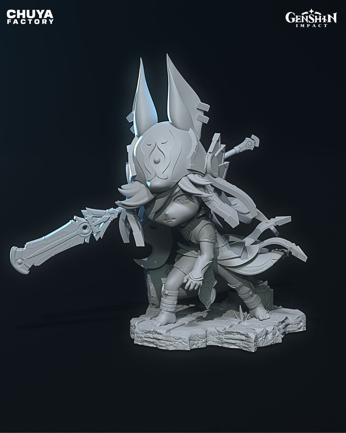 Chibi Cyno resin figure
