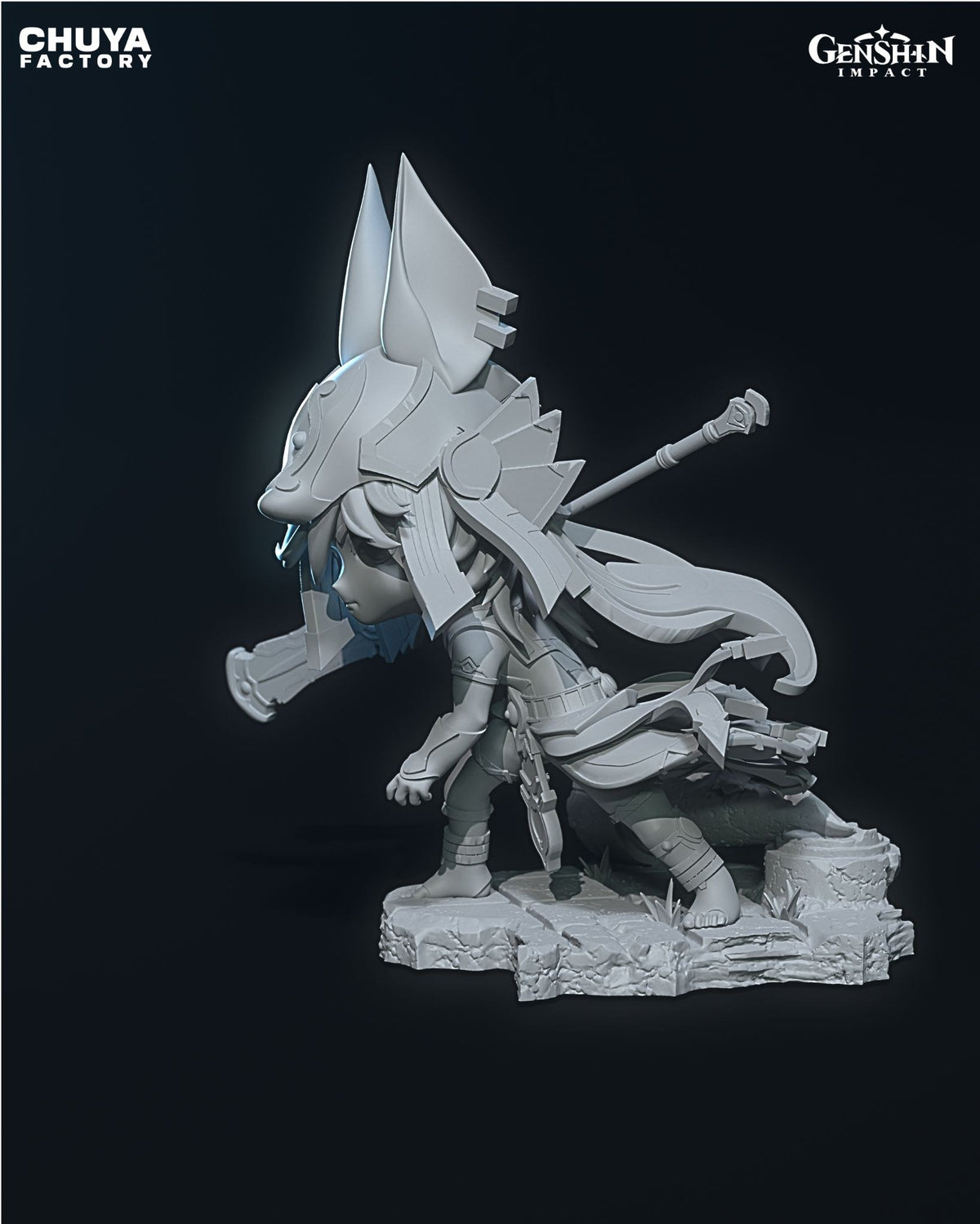Chibi Cyno resin figure
