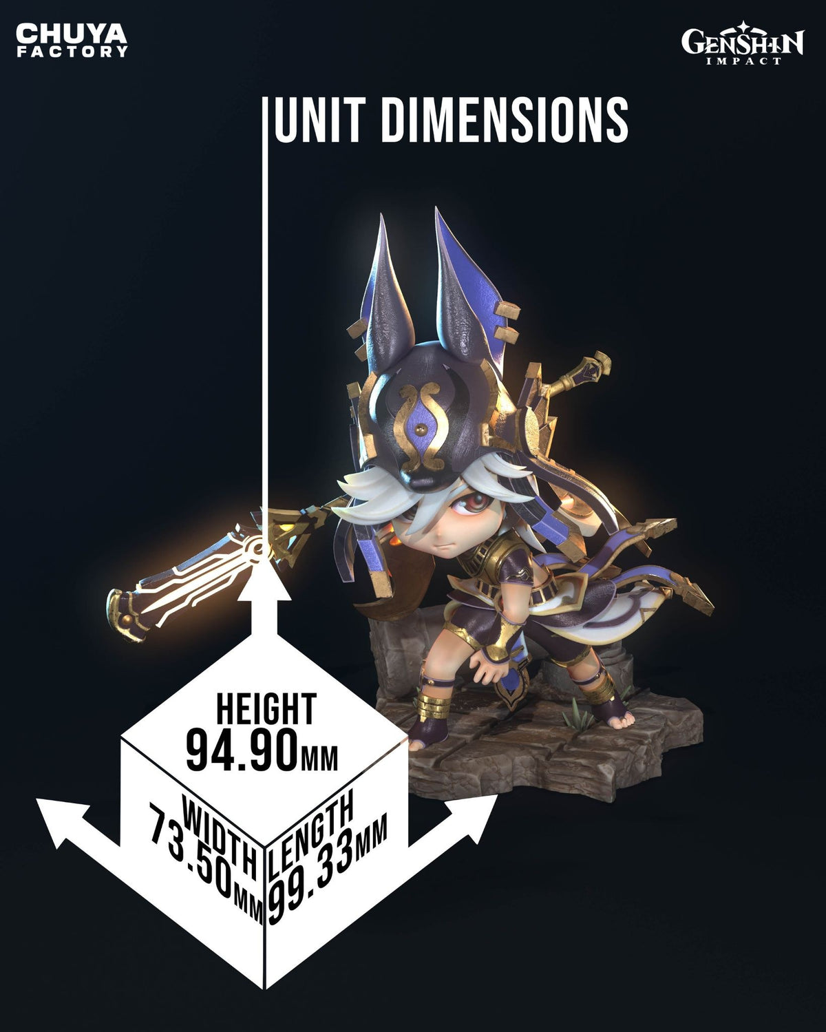 Chibi Cyno resin figure