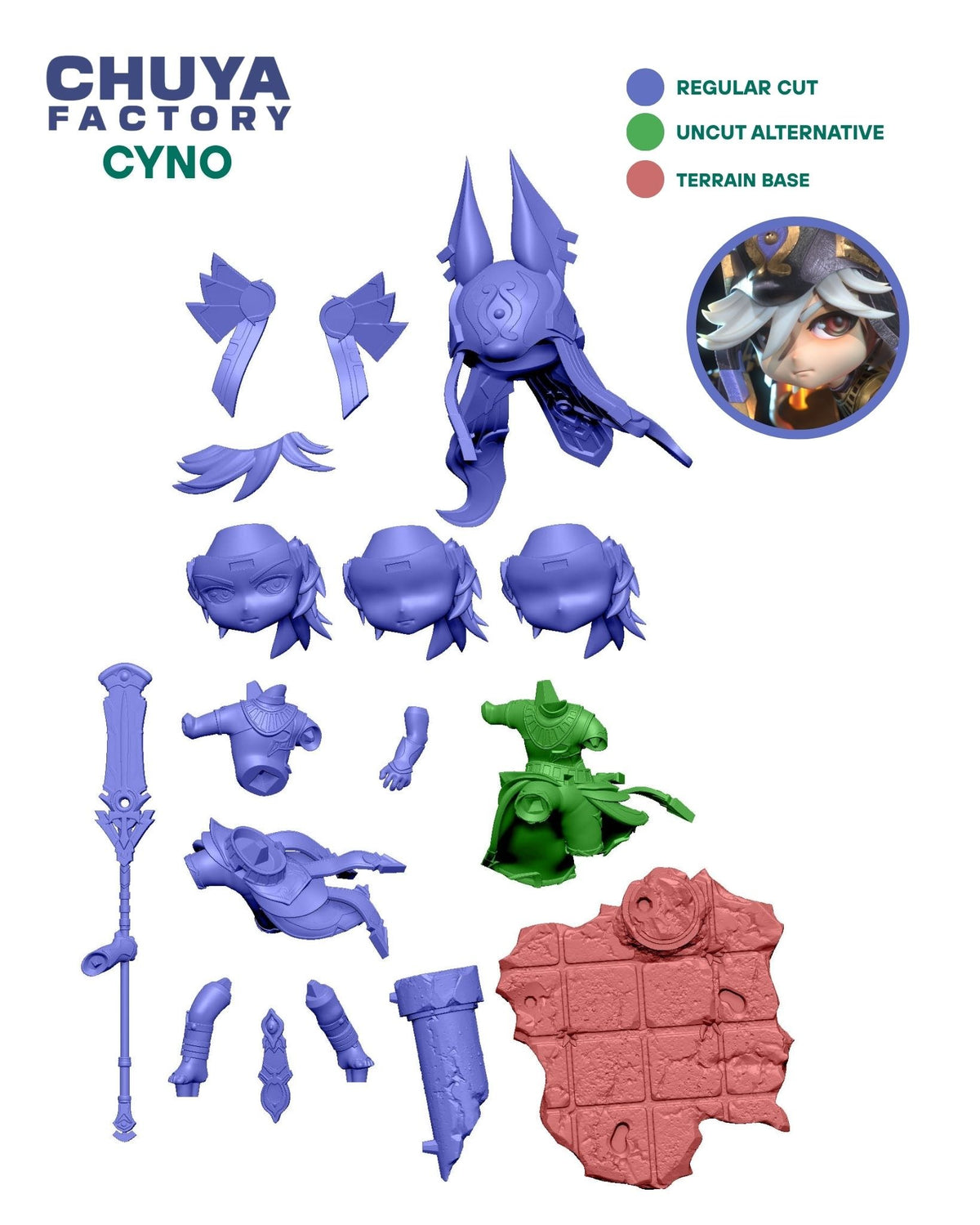 Chibi Cyno resin figure
