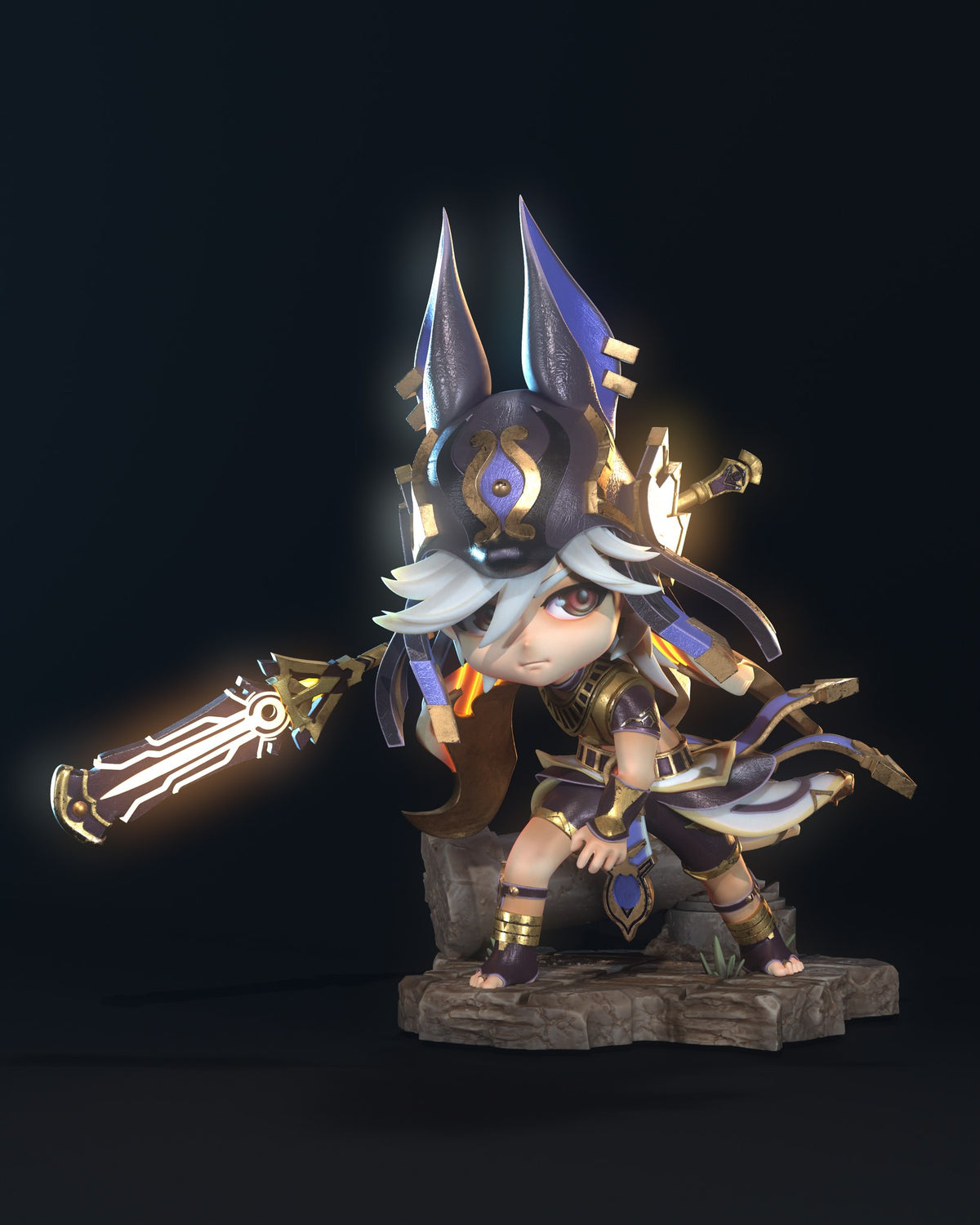 Chibi Cyno resin figure
