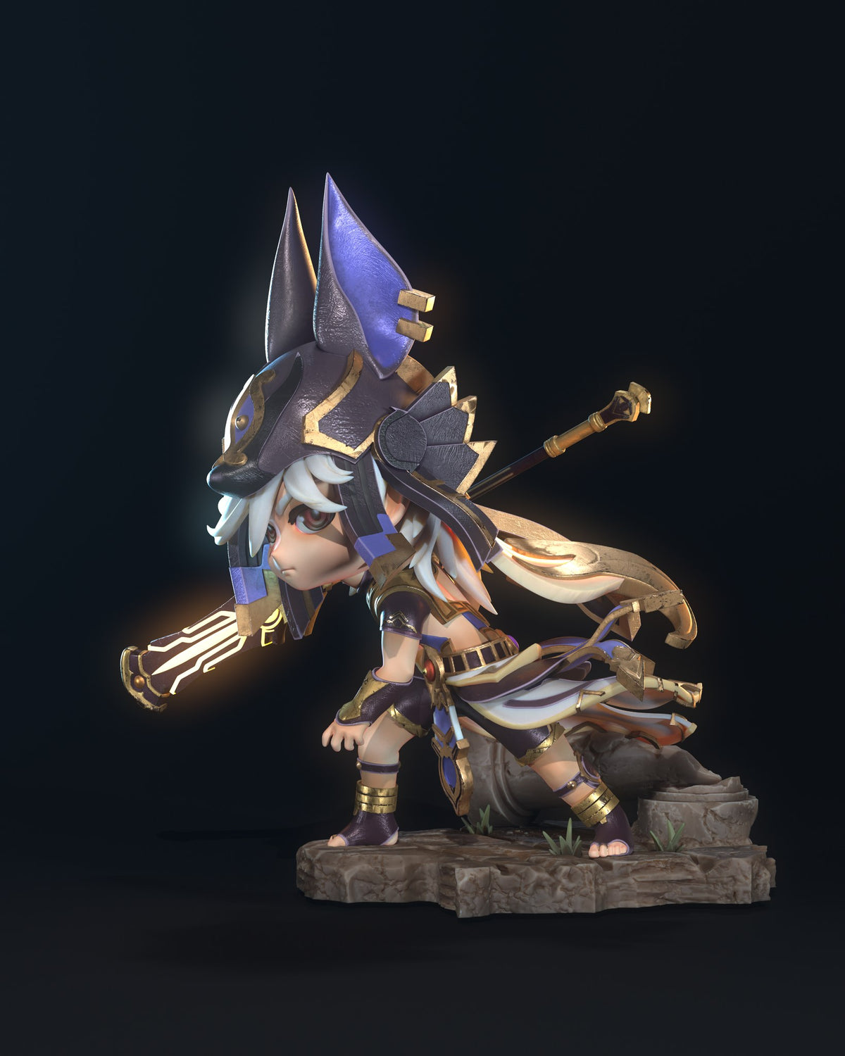 Chibi Cyno resin figure