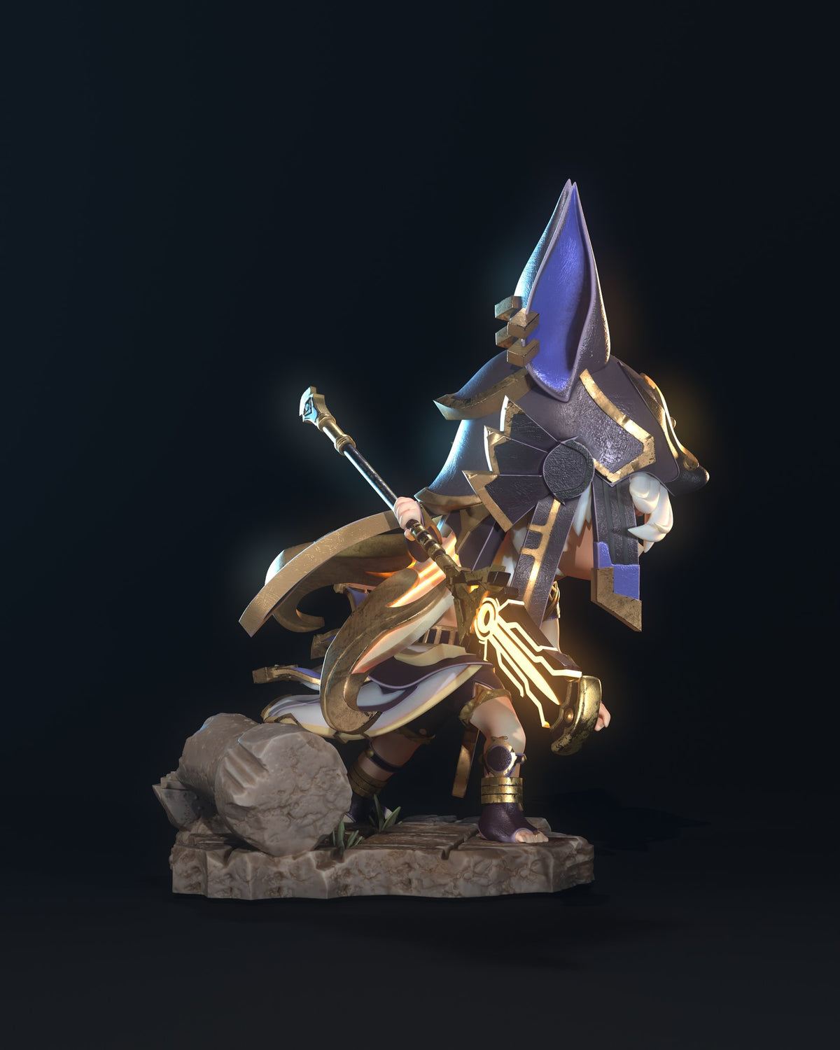 Chibi Cyno resin figure