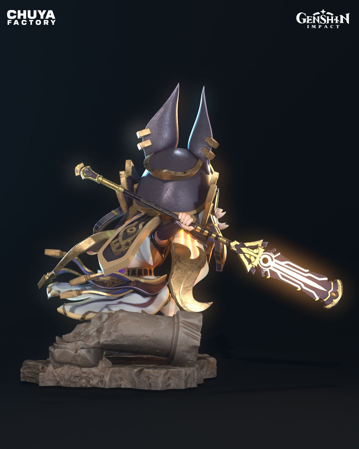 Chibi Cyno resin figure