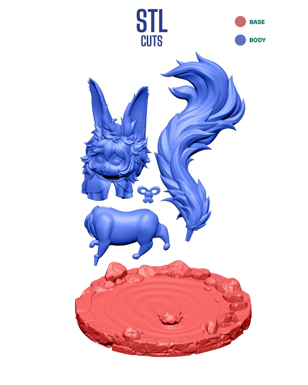 Chibi Fou resin figure