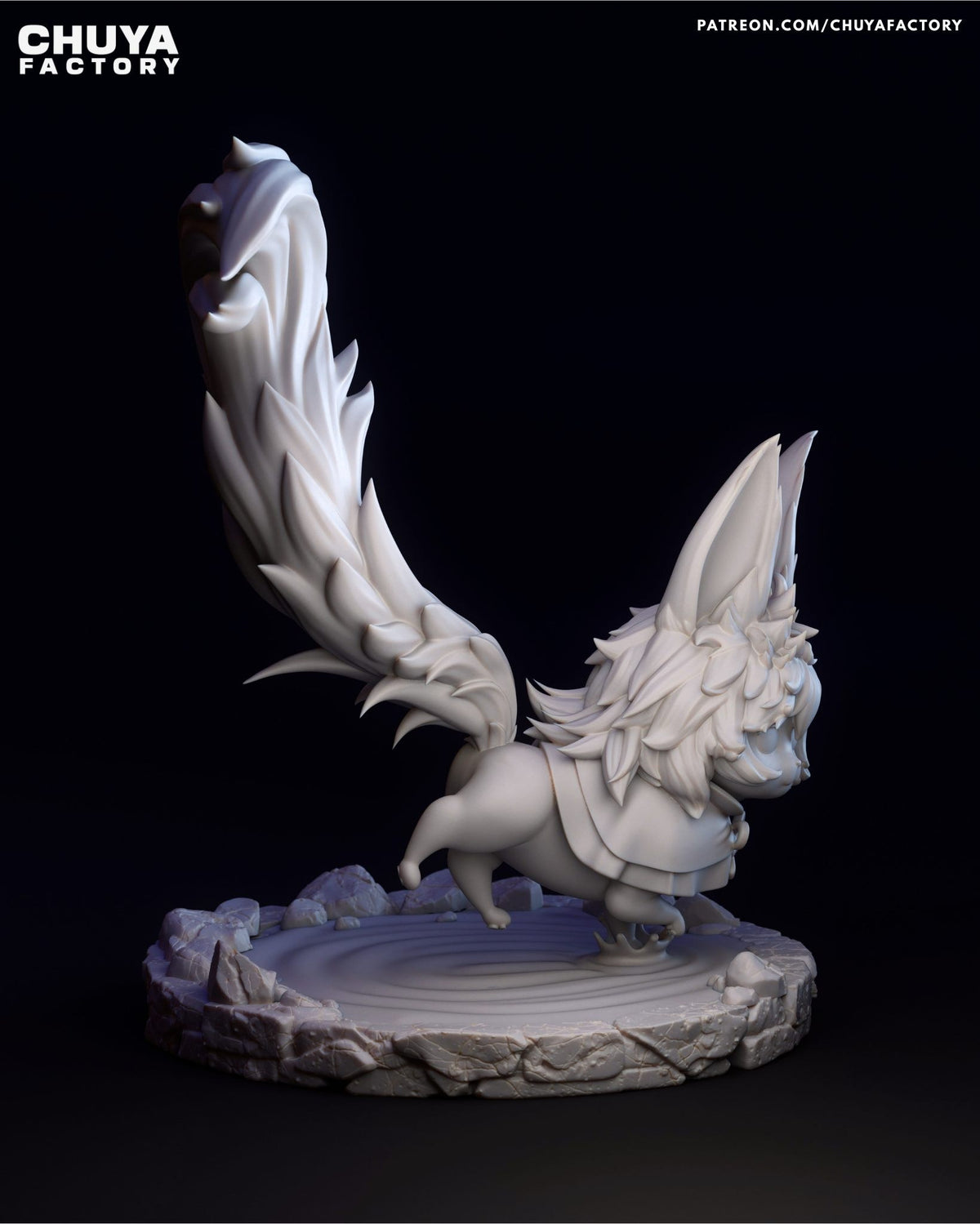 Chibi Fou resin figure
