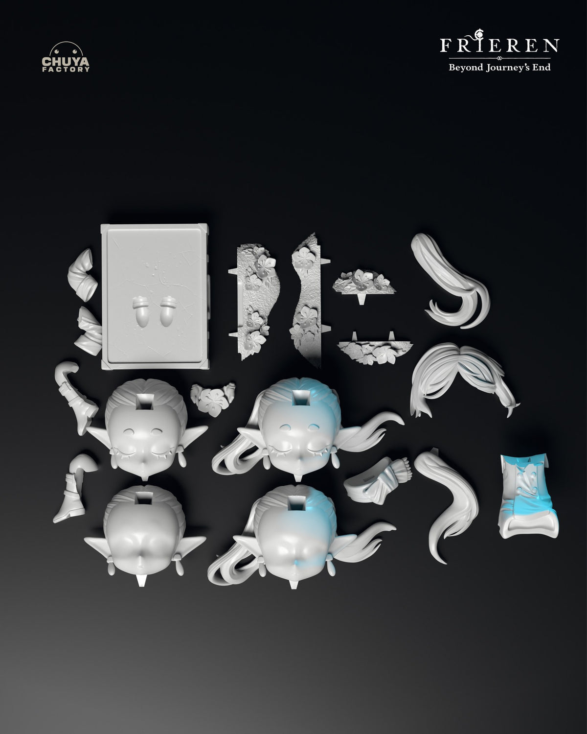 Chibi Frieren resin figure