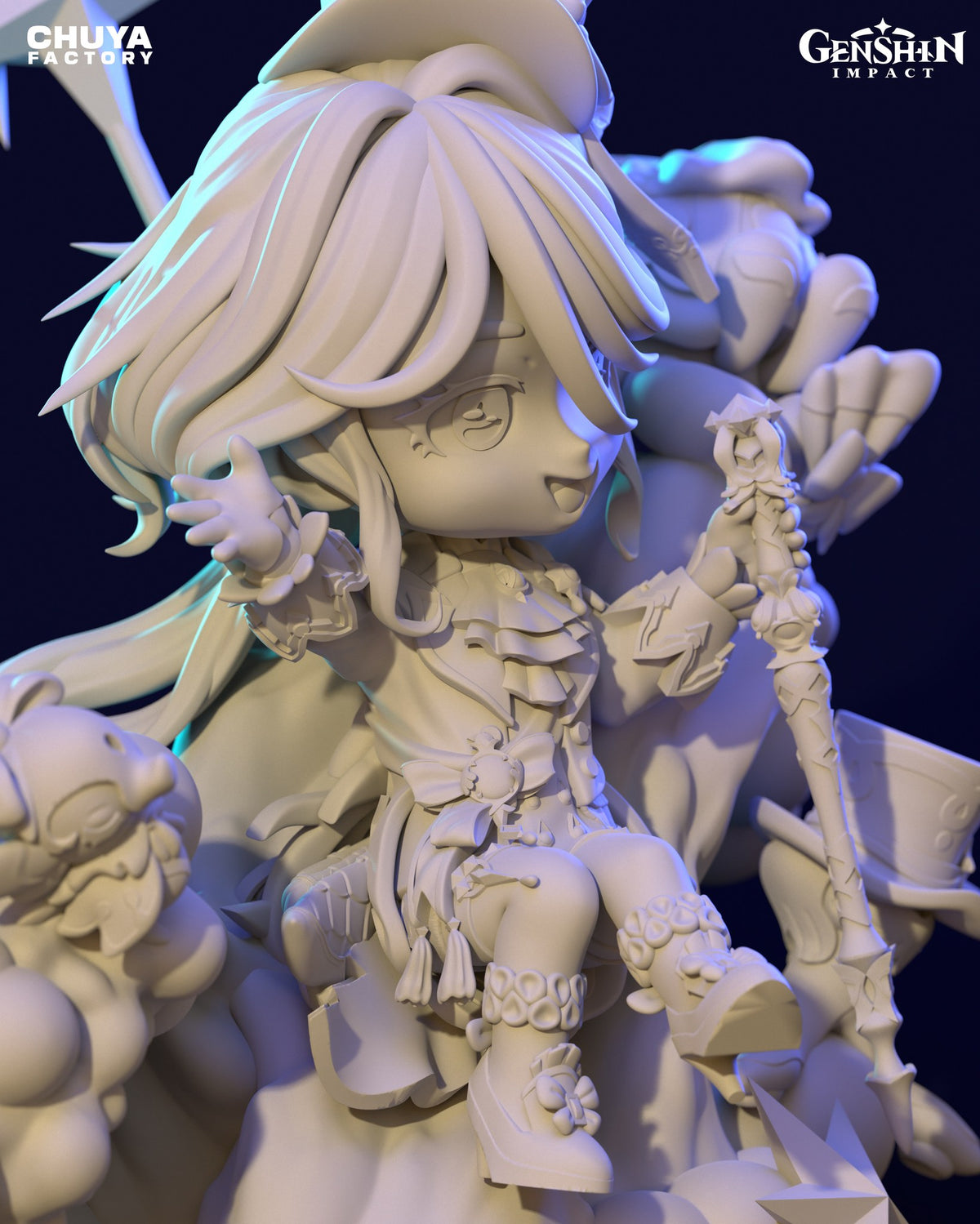 Chibi Furina resin figure