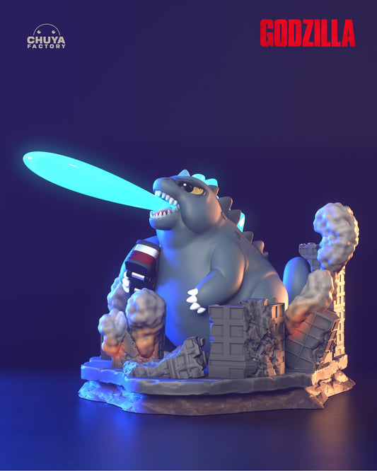 Chibi Godzilla resin figure