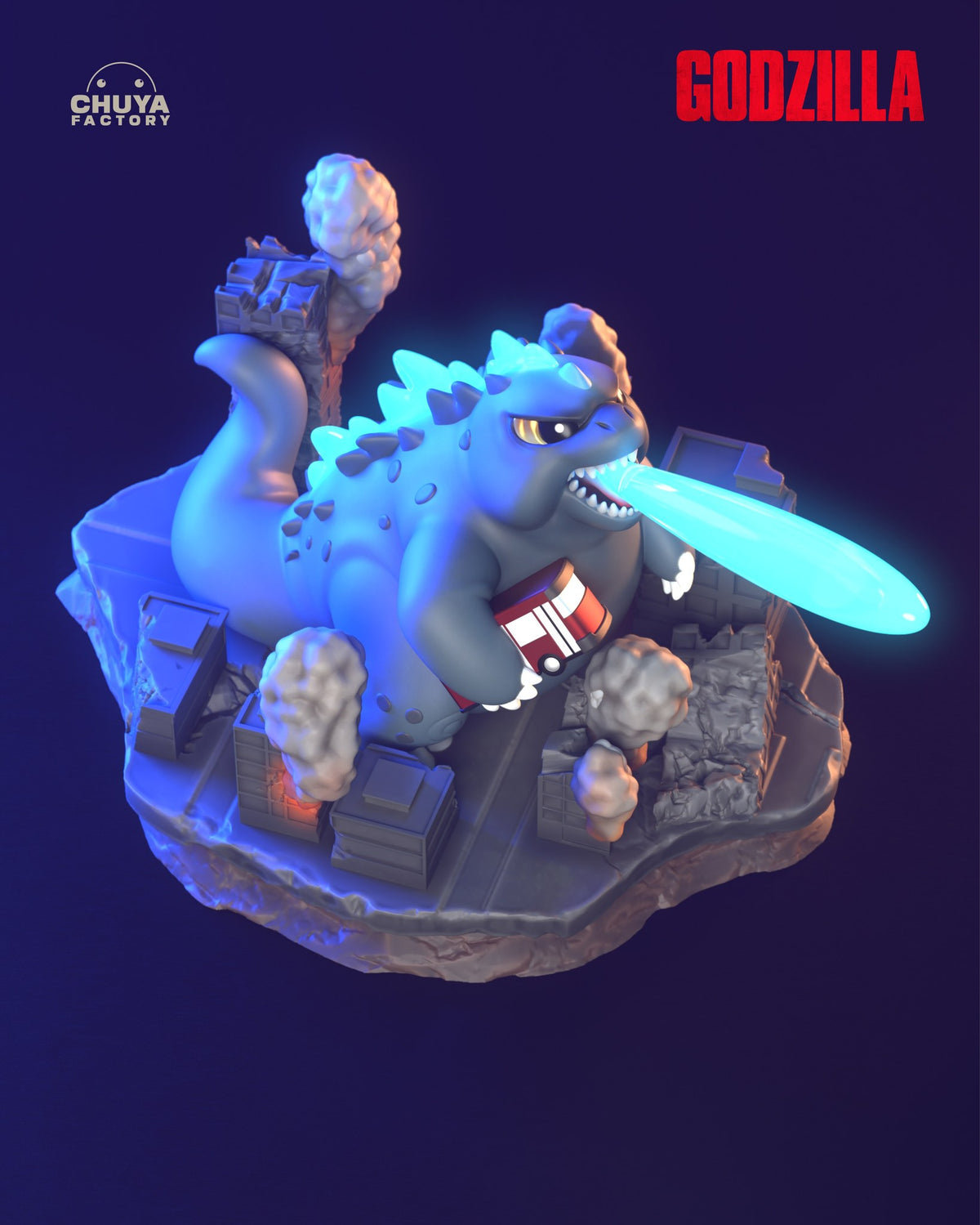 Chibi Godzilla resin figure