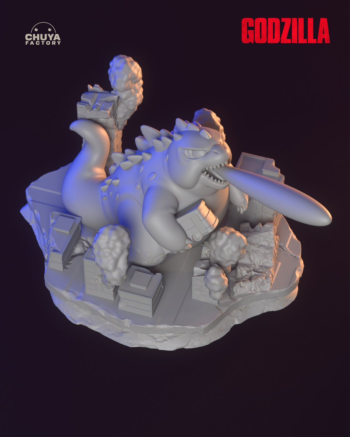 Chibi Godzilla resin figure