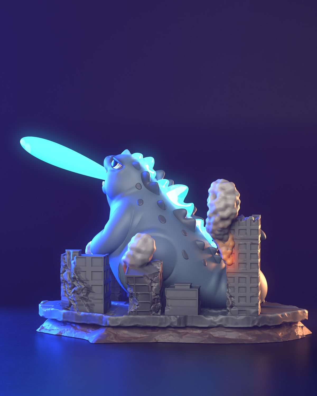 Chibi Godzilla resin figure