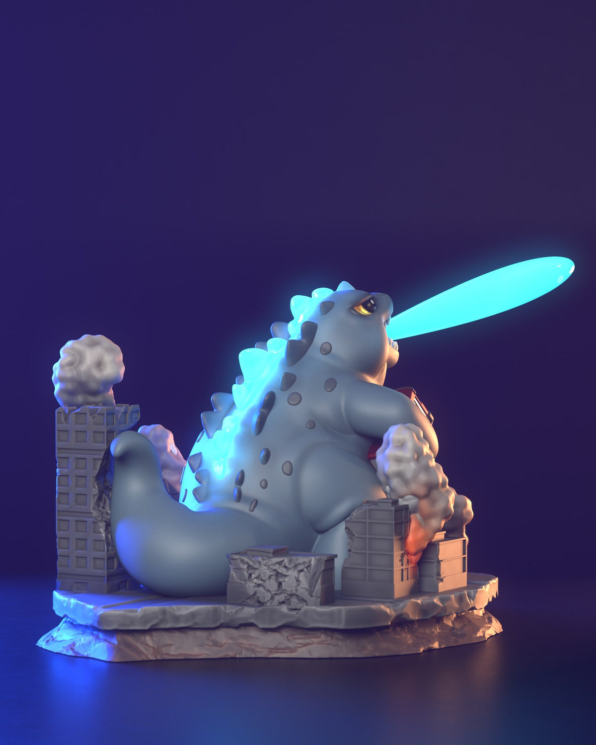 Chibi Godzilla resin figure
