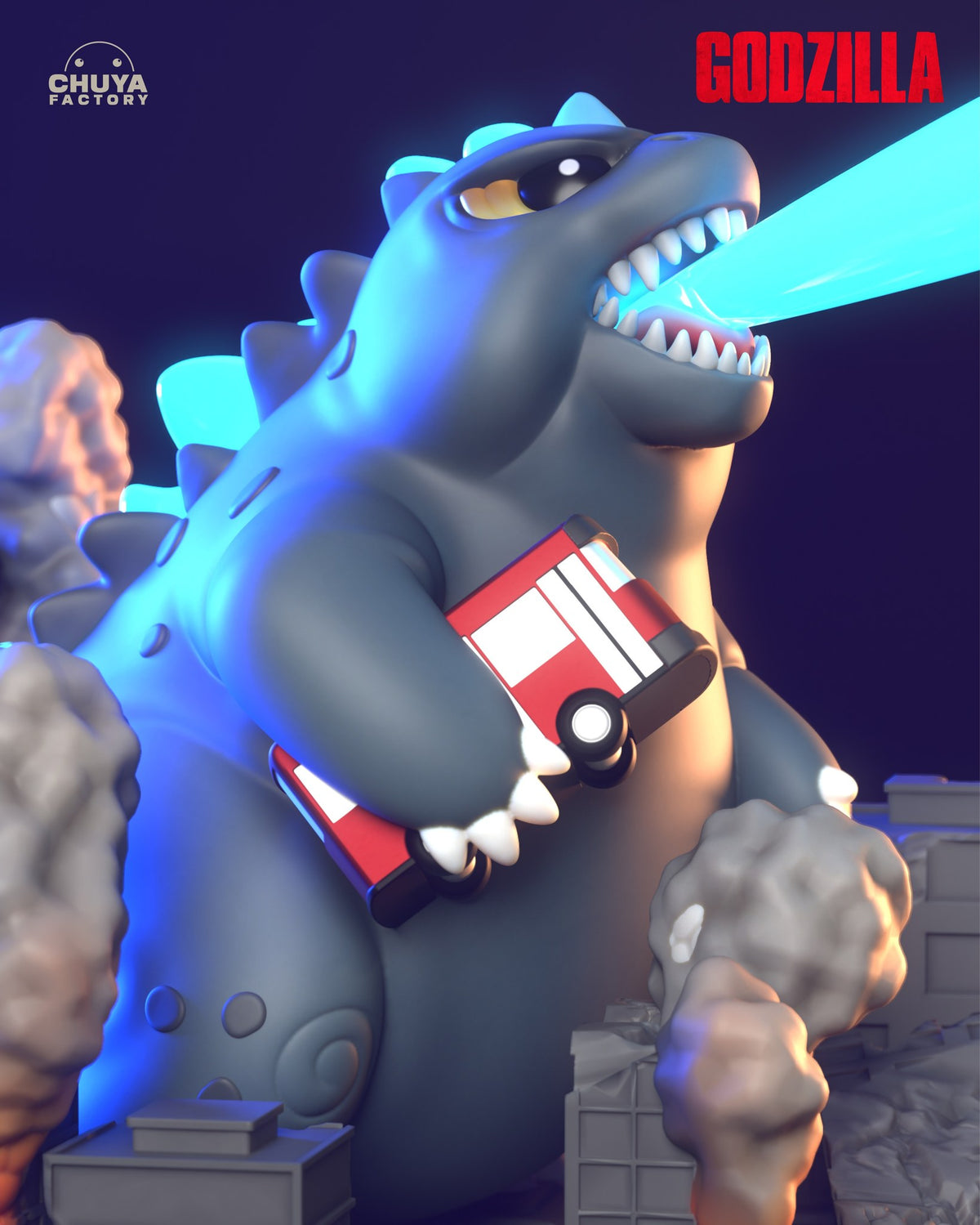 Chibi Godzilla resin figure